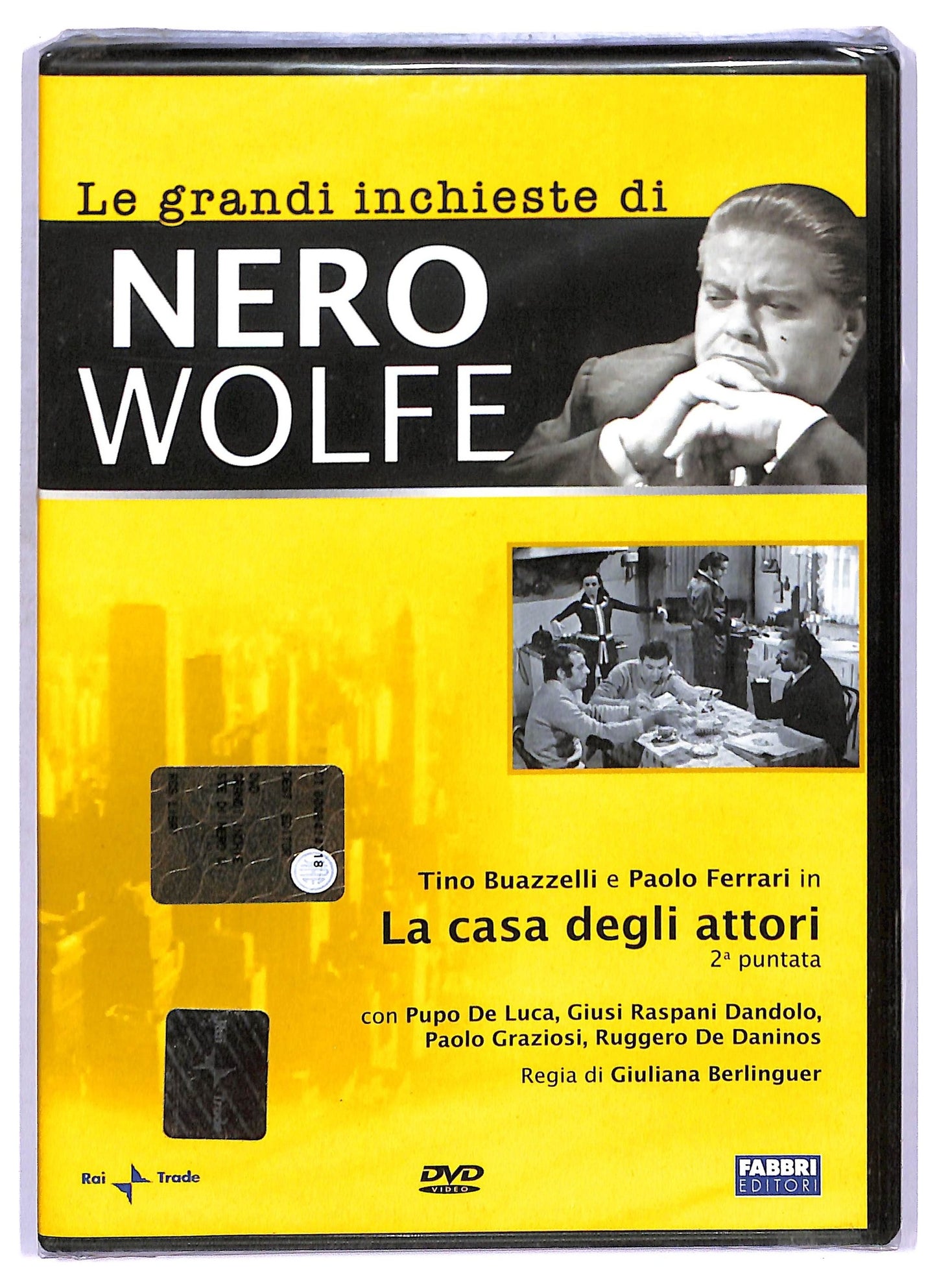 EBOND La casa degli attori seconda puntata - Nero wolfe EDITORIALE DVD DB773833