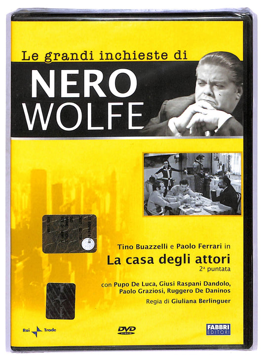 EBOND La casa degli attori seconda puntata - Nero wolfe EDITORIALE DVD DB773833