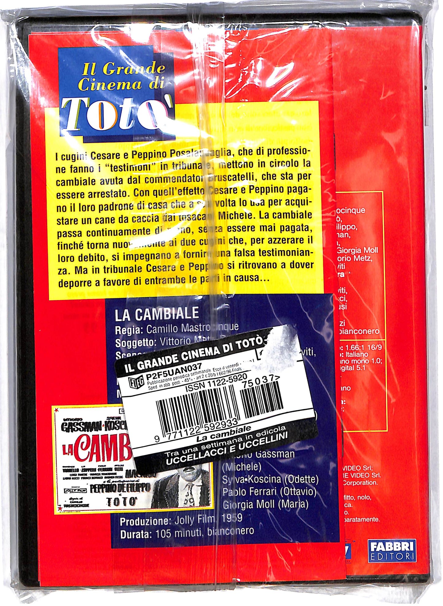 EBOND Il Grande Cinema di Toto - La cambiale EDITORIALE DVD DB774101