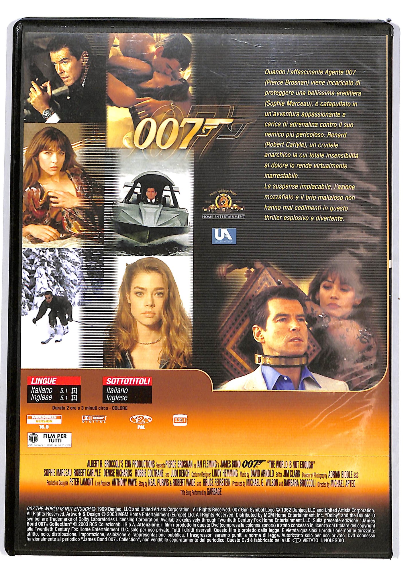 EBOND 007 - Il mondo non basta EDITORIALE DVD DB774129