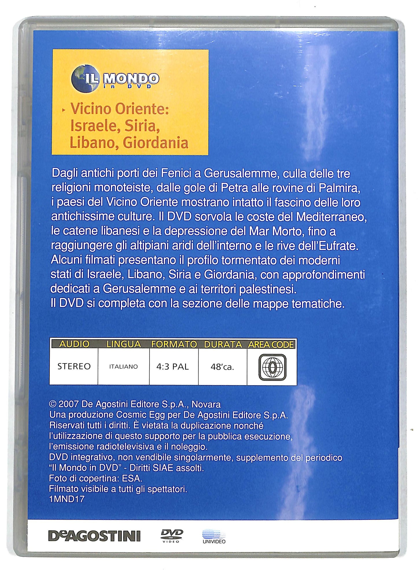 EBOND Il Mondo - Vicino Oriente Israele Siria Libano Giordania DVD DB774348