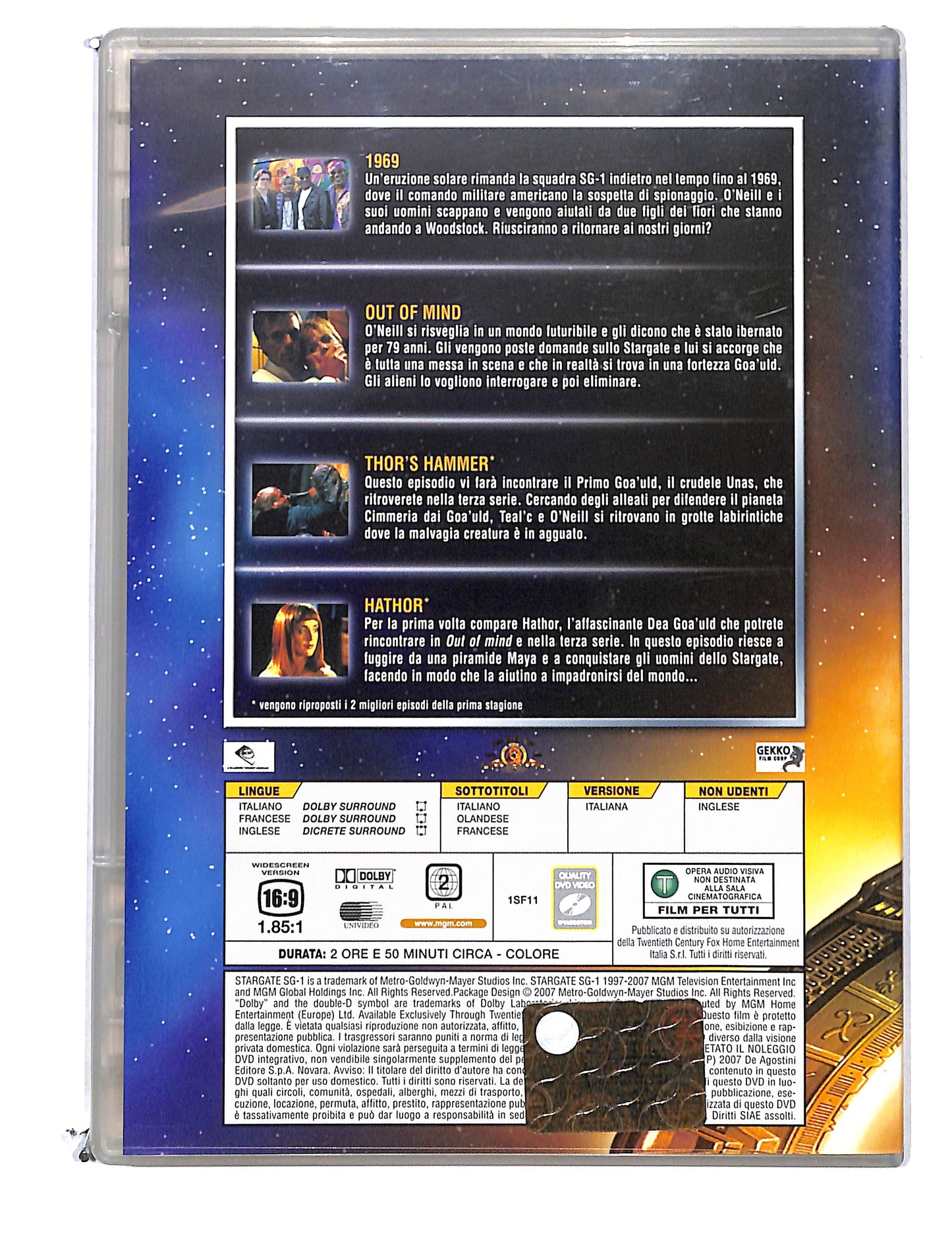EBOND Stargate SG-1 dvd odissey file 42-45 EDITORIALE DVD DB774703