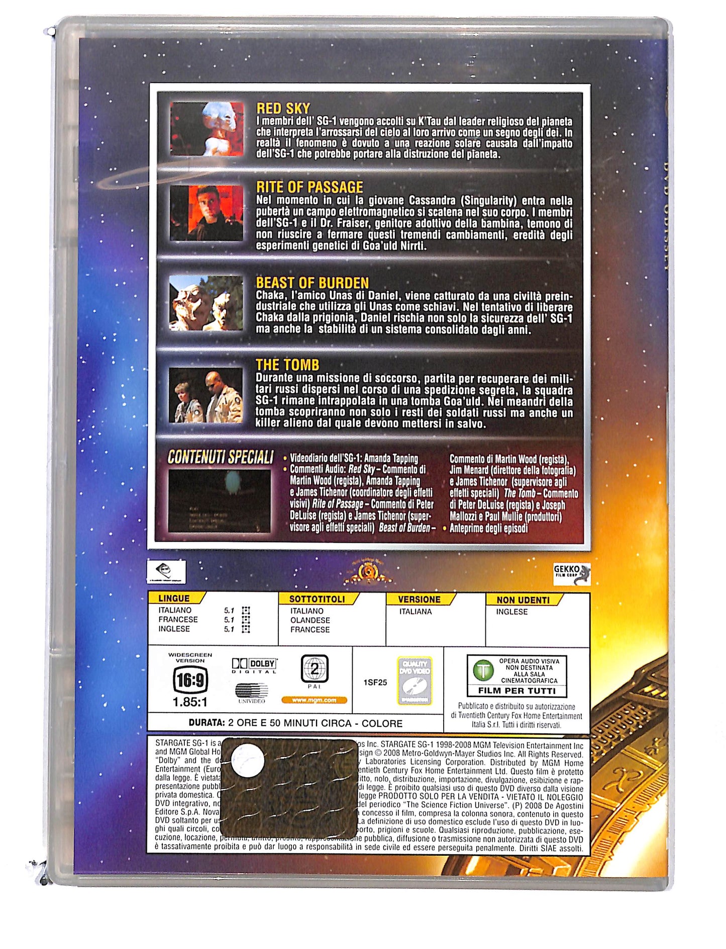 EBOND Stargate SG-1 dvd odissey file 94-97 EDITORIALE DVD DB774710