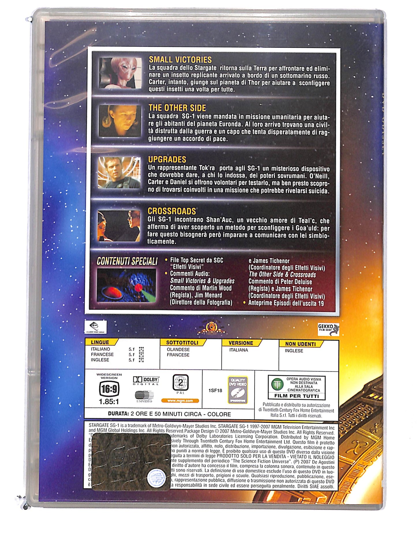EBOND Stargate SG-1 dvd odissey file 68-71 EDITORIALE DVD DB774712
