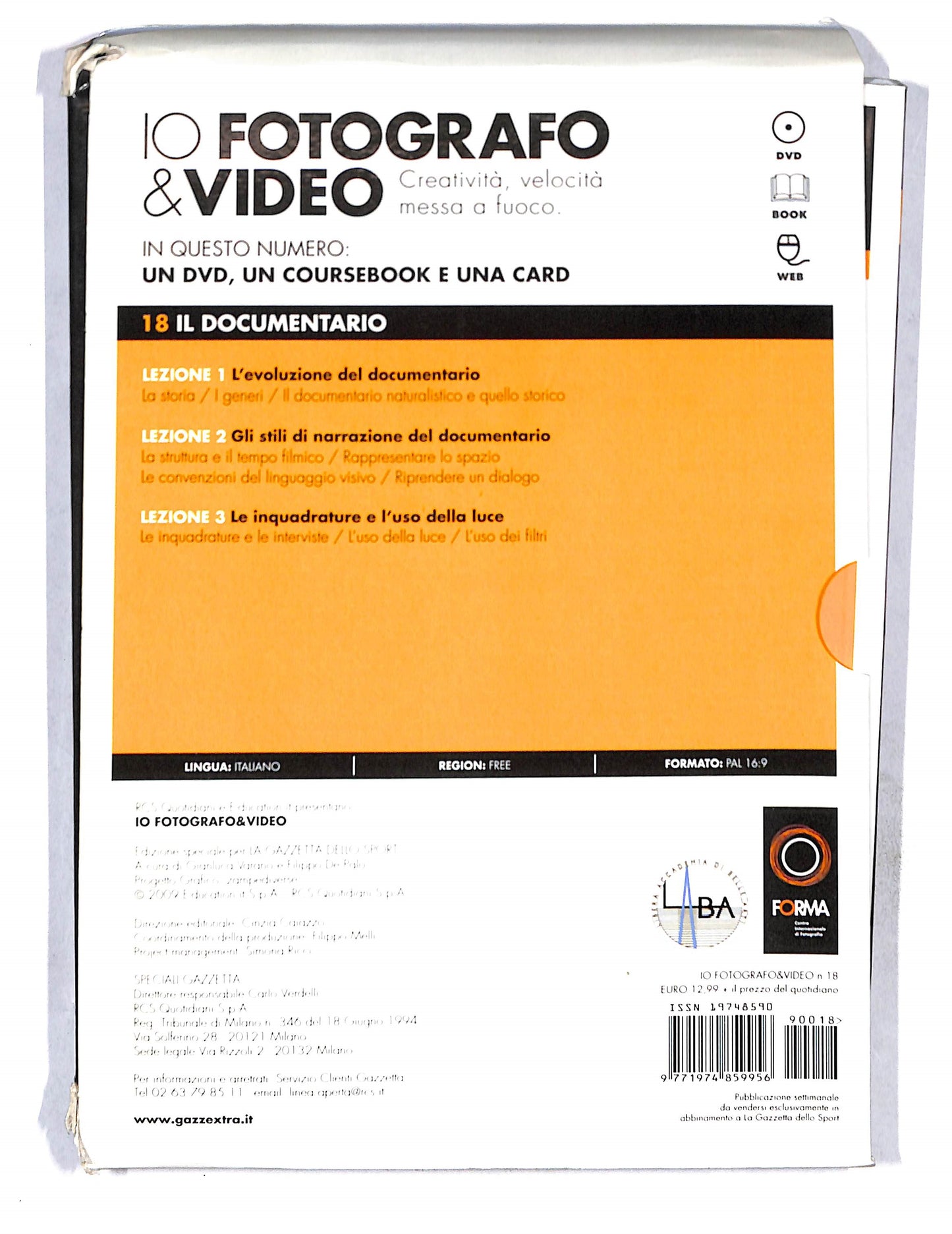 EBOND Io Fotografo & Video vol.18 Il Documentario + LIBRO DVD DB774724