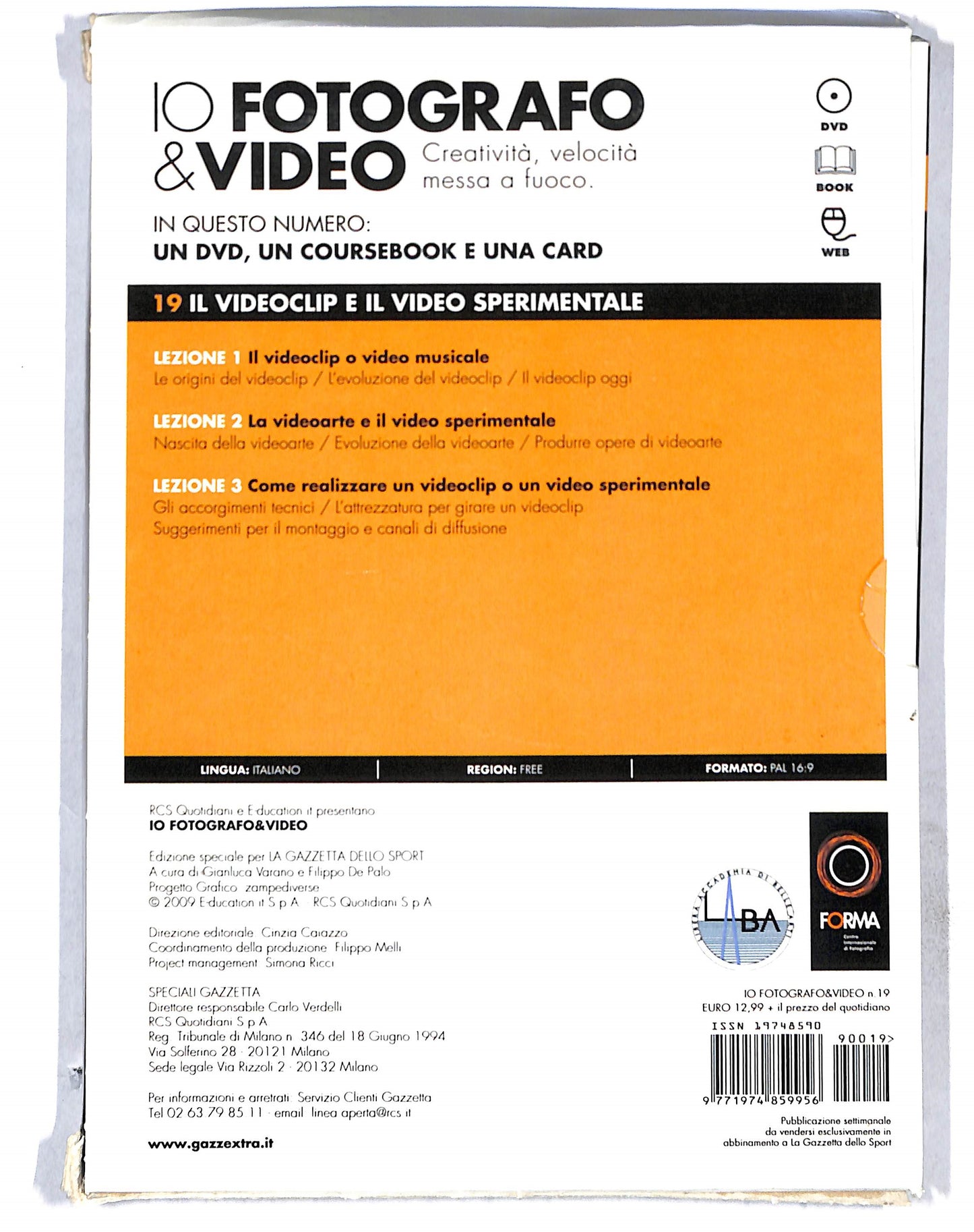 EBOND Io Fotografo & Video vol.19 Il videoclip DVD DB774725