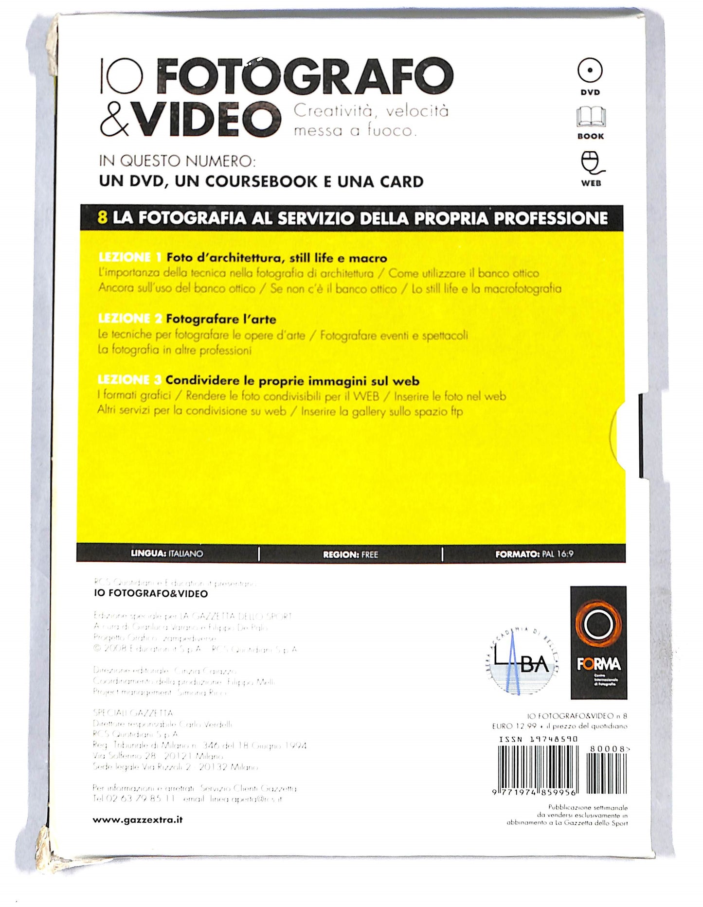 EBOND Io Fotografo & Video vol.8 La fotografia al servizio DVD DB774729