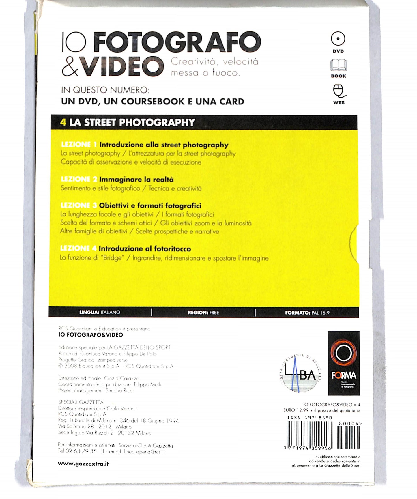 EBOND Io Fotografo & Video vol.04 La street photography +libro DVD DB774732