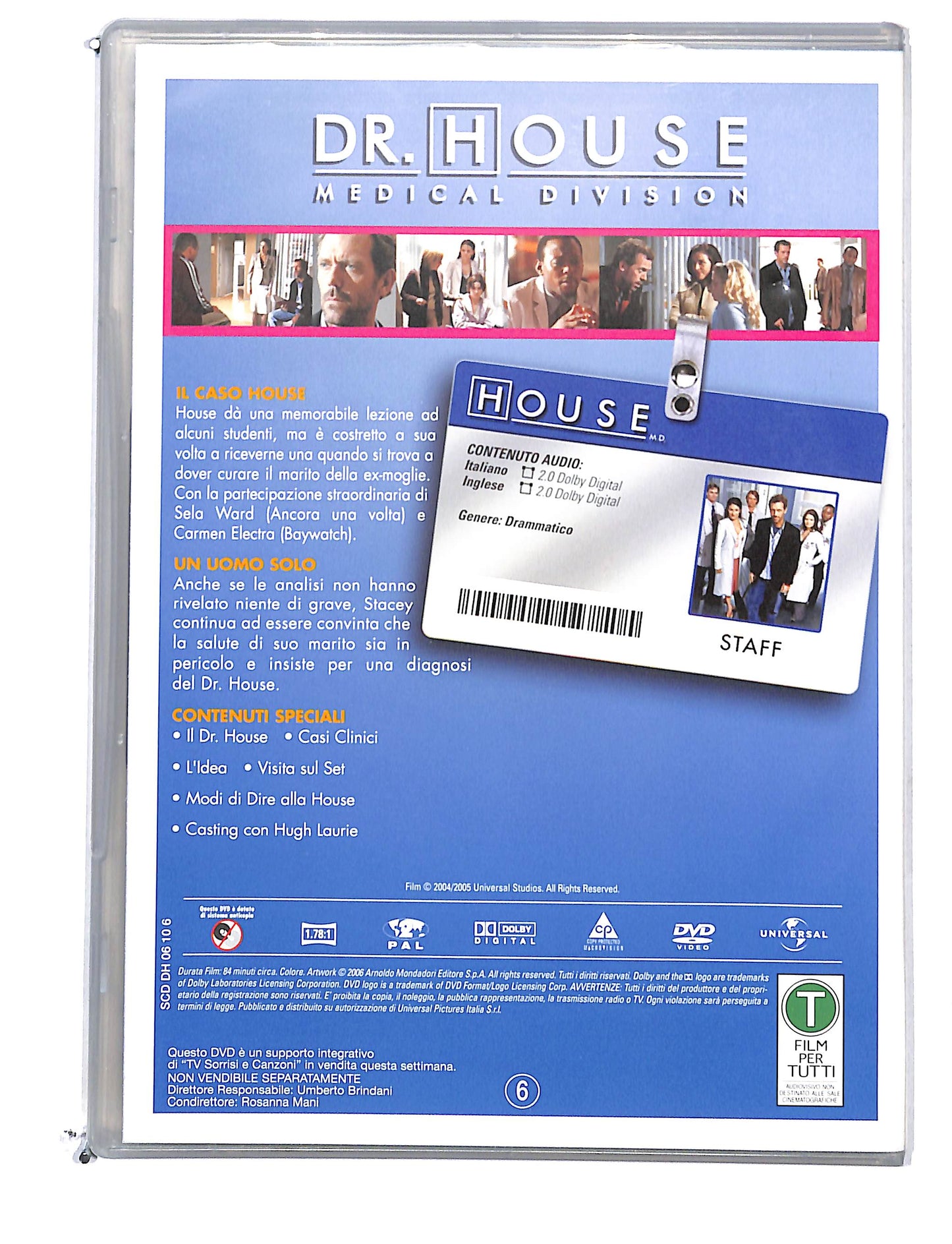 EBOND Dr house stagione uno disco 6 episodi 21-22 DVD DB774766