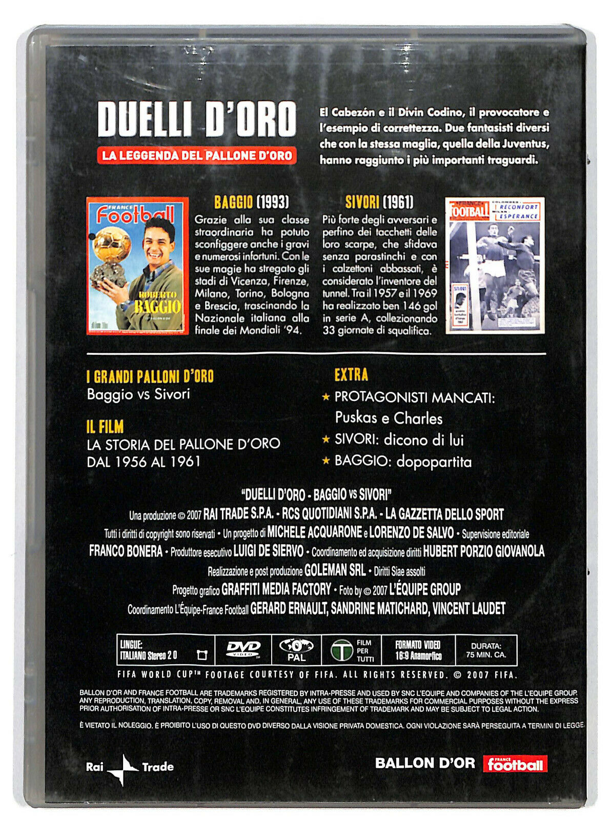 EBOND Duelli D'oro La Legenda Del Pallone D'oro N.1 Baggio Vs Sivori DVD DB774821