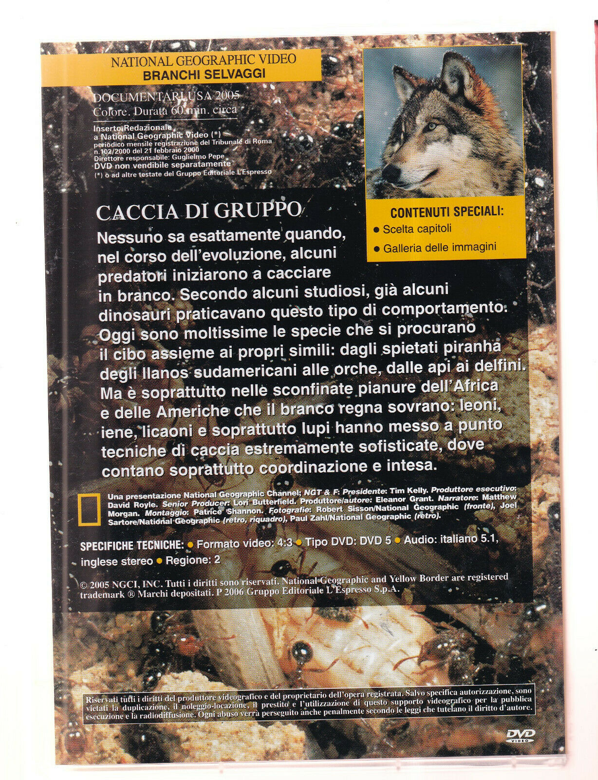 EBOND A Caccia Con Il Branco National Geographic DVD DB774863