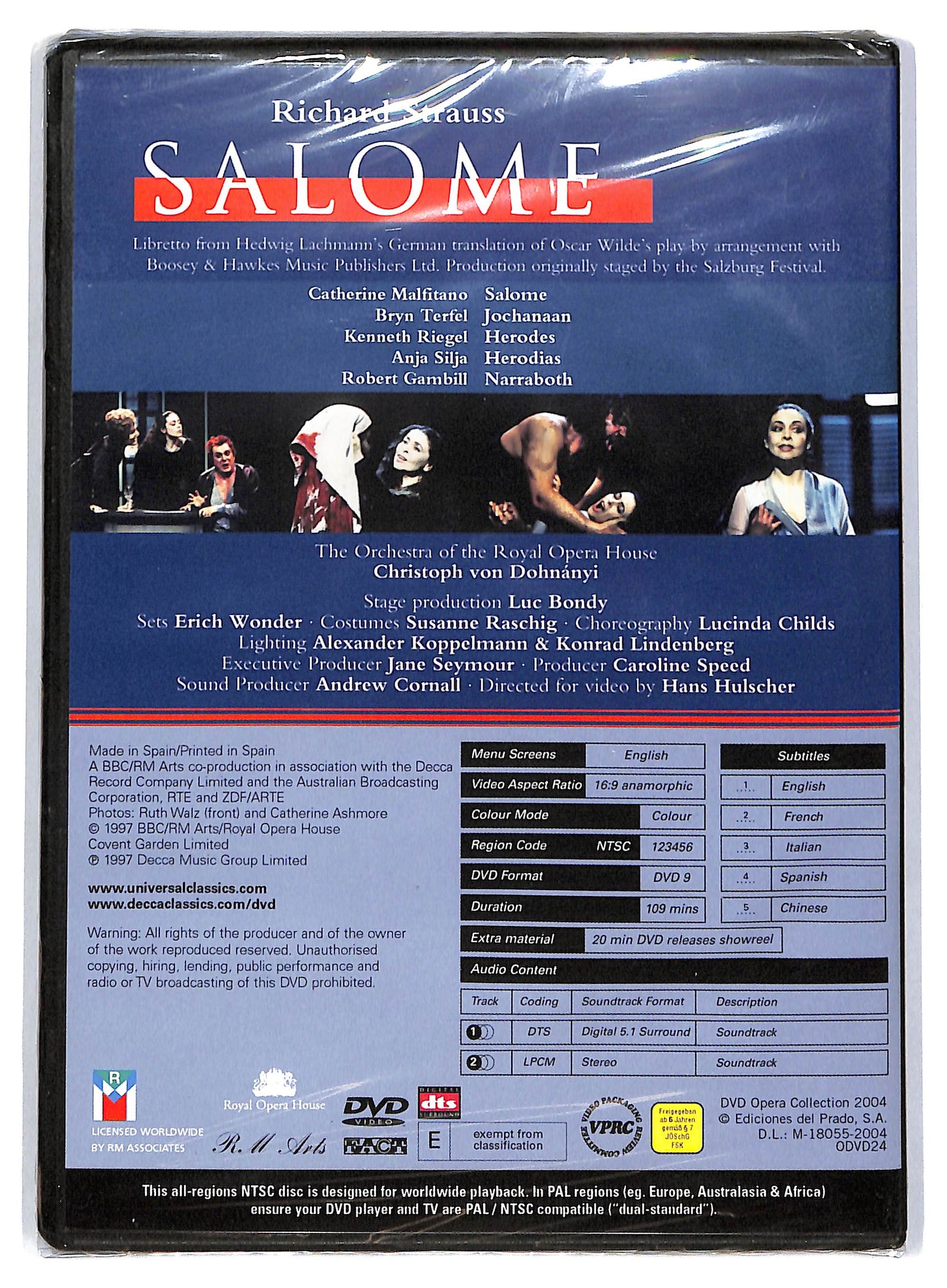 EBOND Opera Collection Salome Strauss + Fascicolo EDITORIALE DVD DB775013