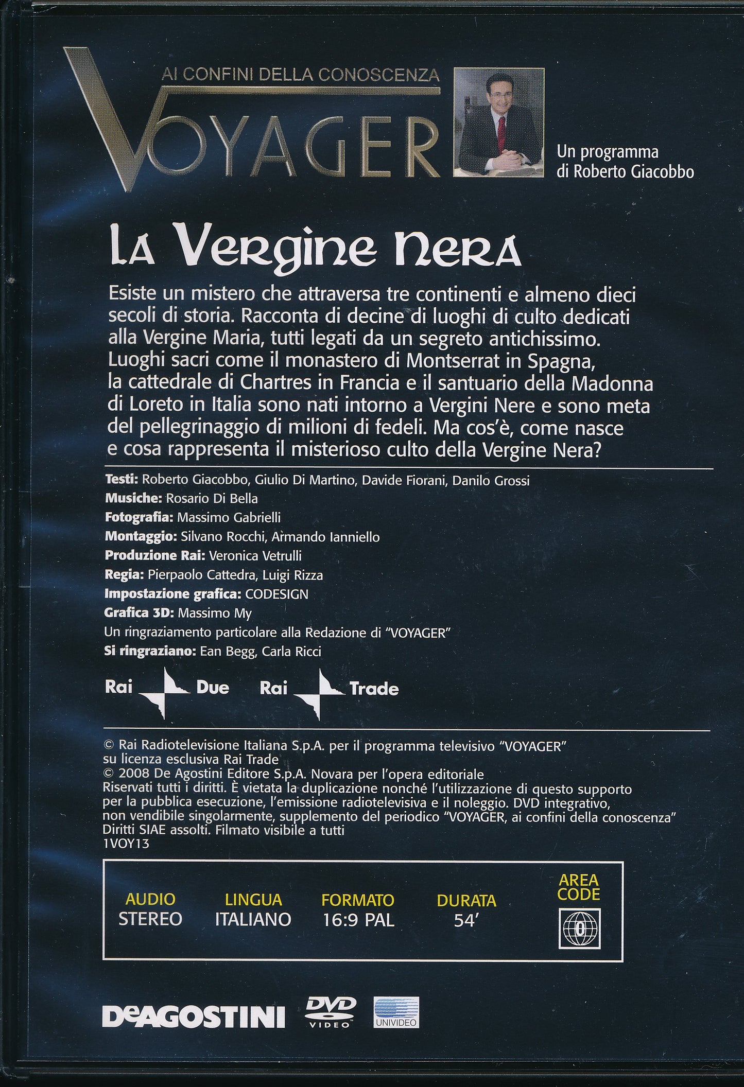 EBOND La Vergine nera - Voyager DVD DB775030