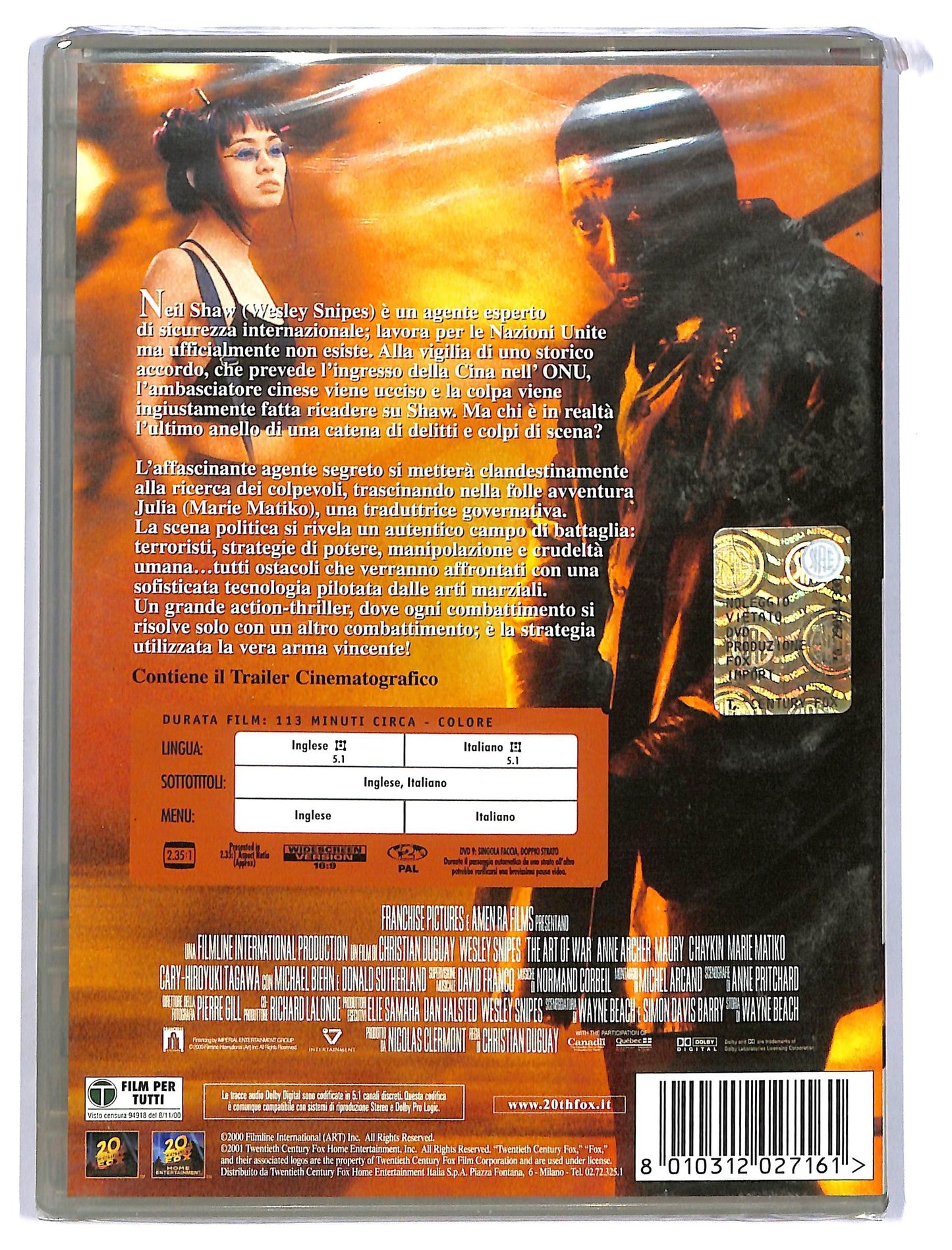 EBOND L'arte della guerra DVD DB775041