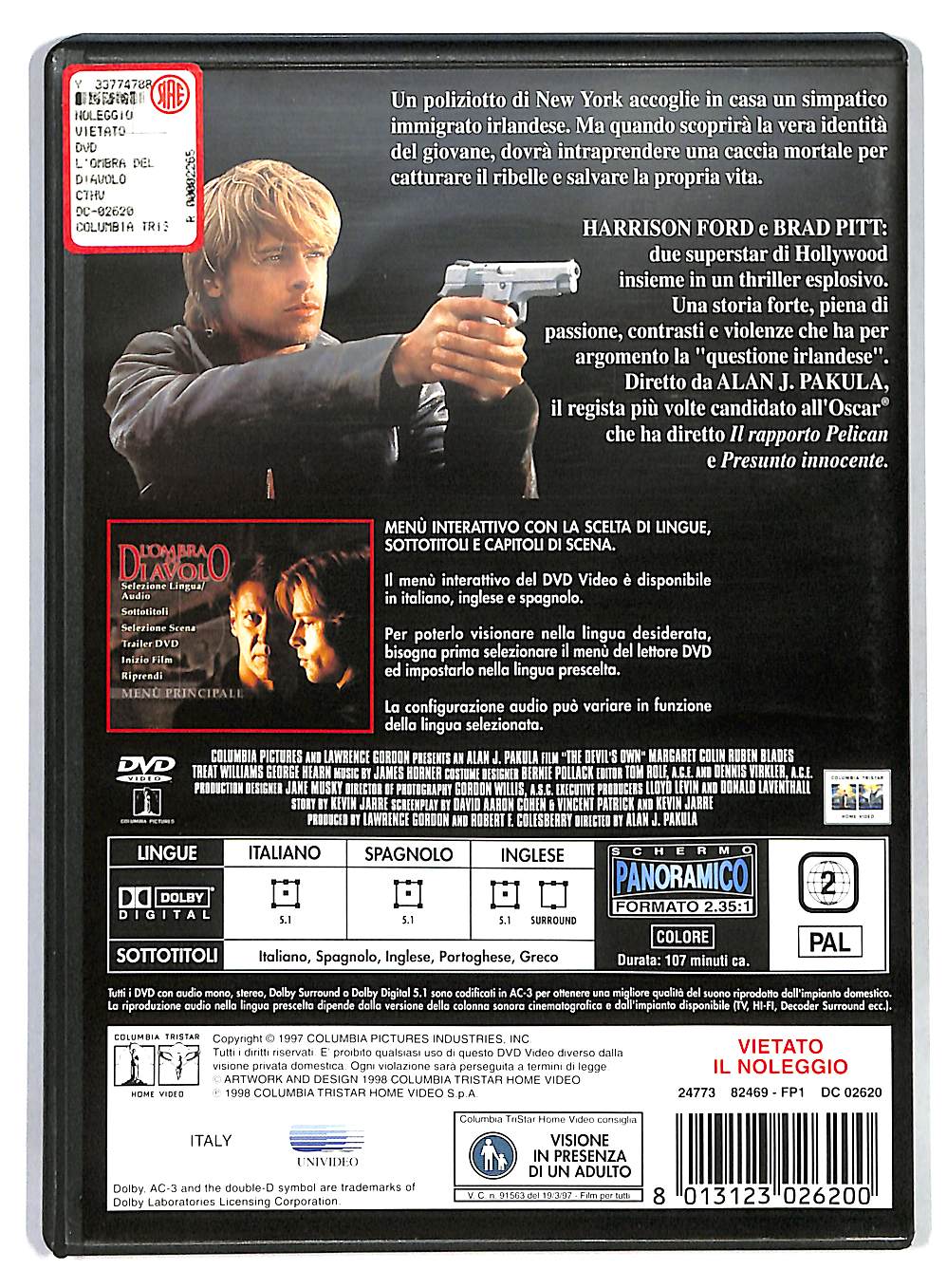 EBOND L'ombra Del Diavolo DVD DB775043