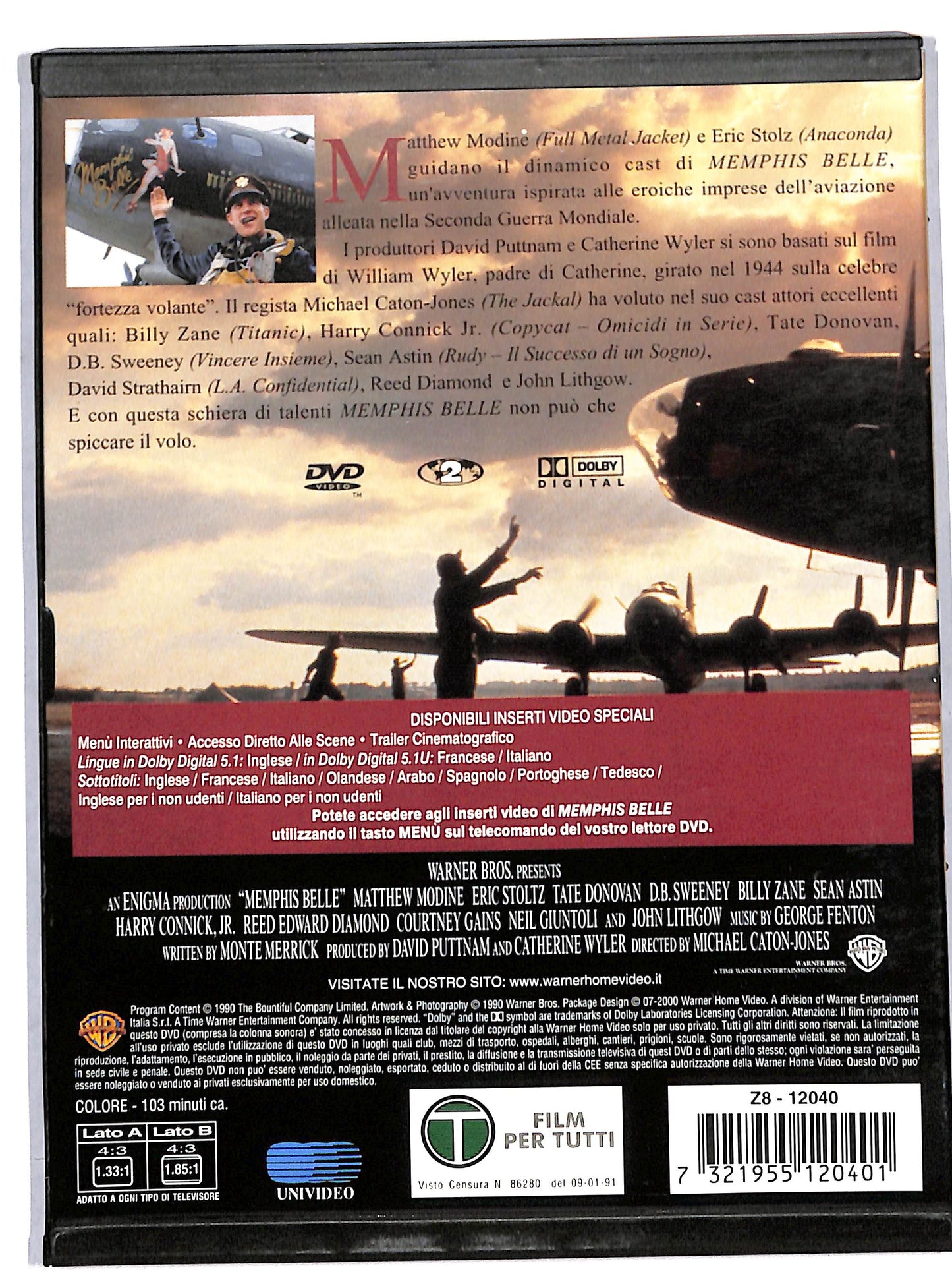 EBOND memphis belle SNAPPER DVD DB775061