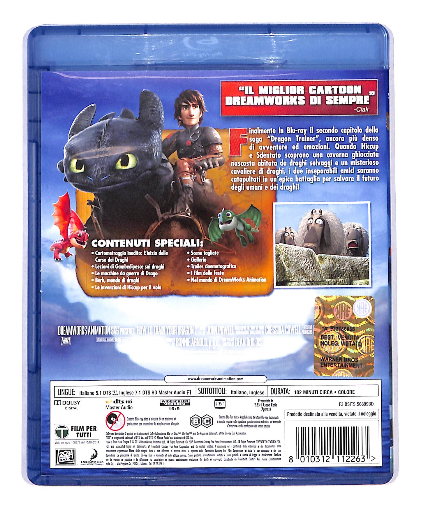 EBOND Dragon Trainer 2 BLURAY DB775107