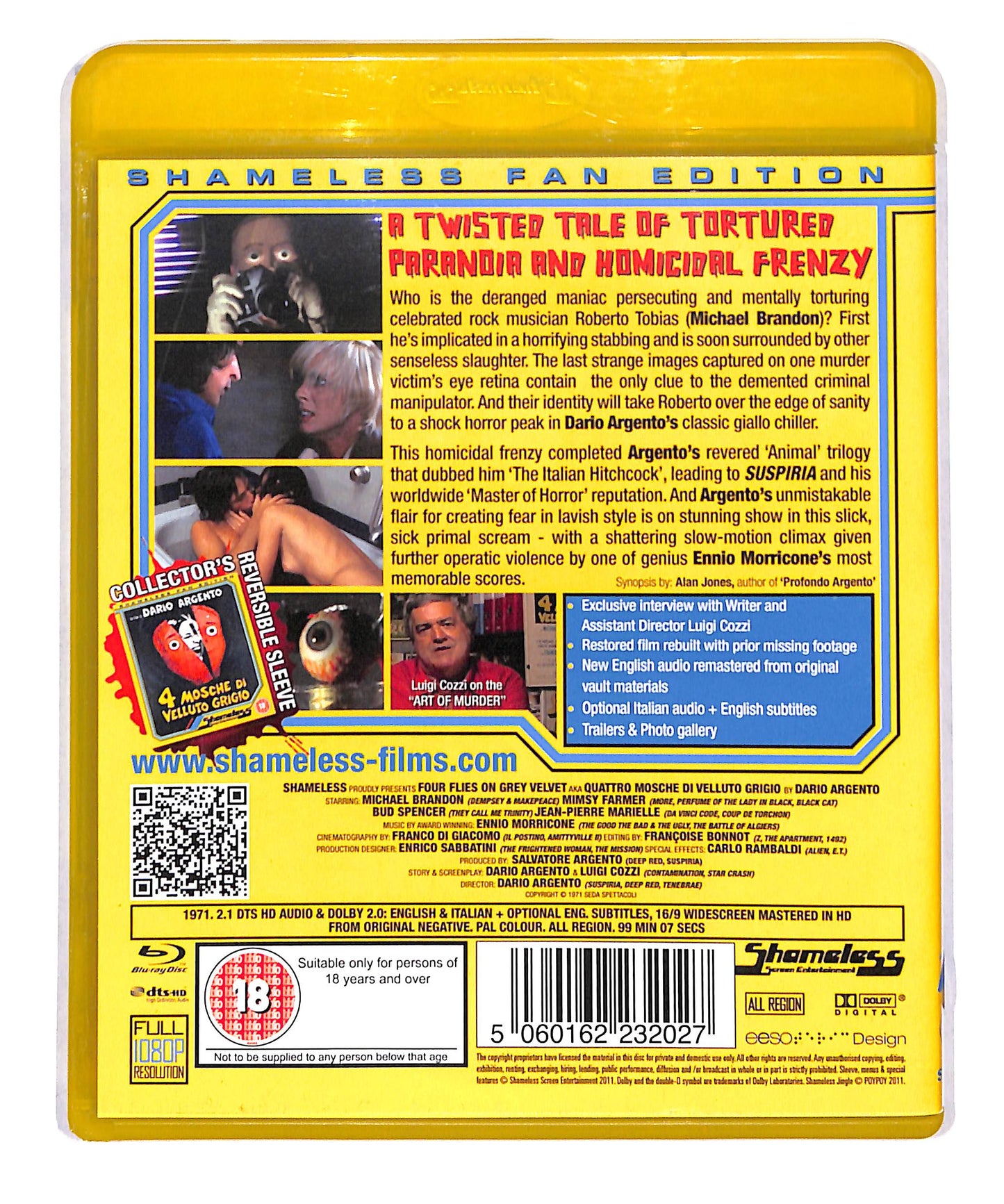 EBOND Four Flies On Grey Velvet BLURAY DB775110