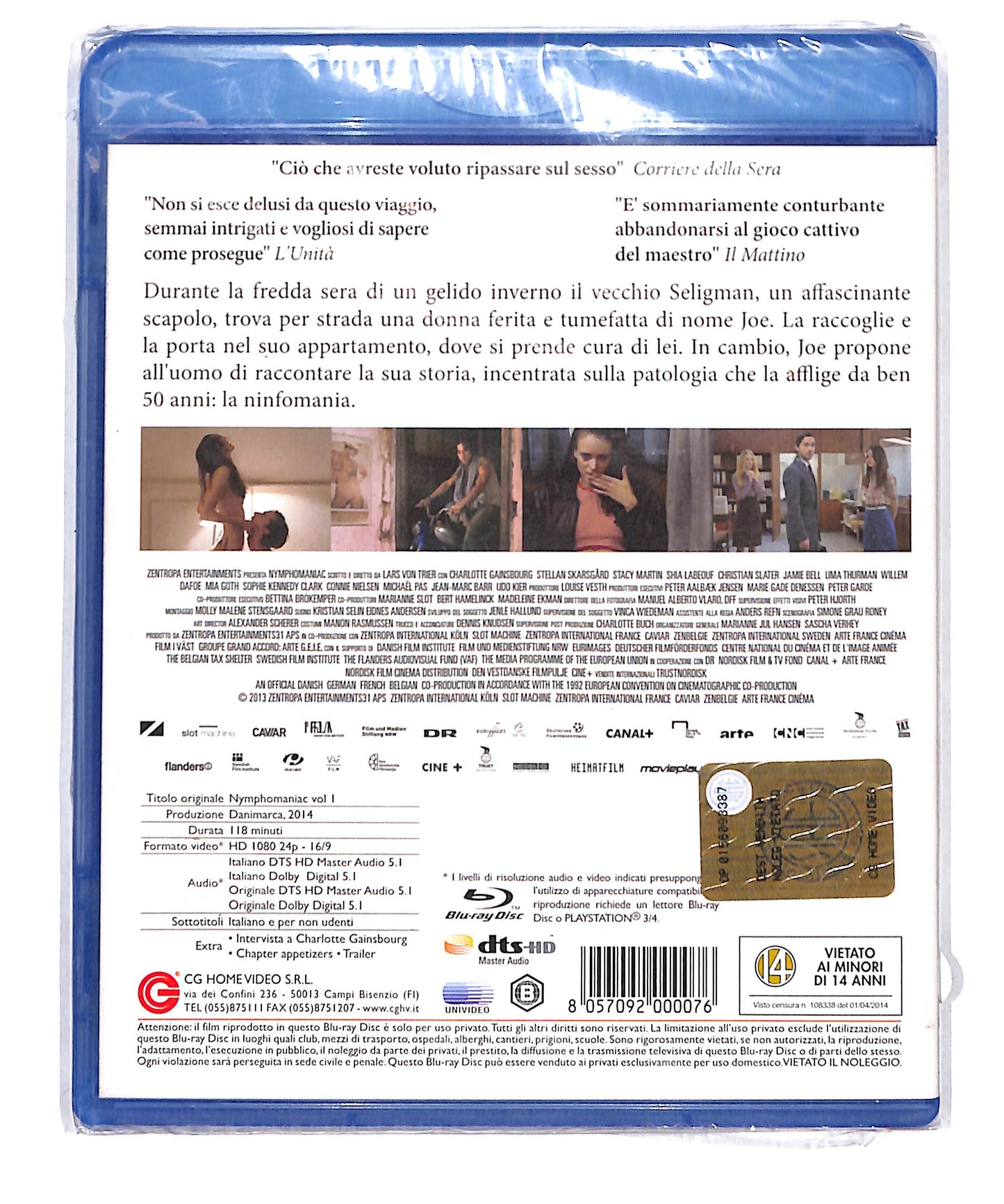 EBOND Nymphomaniac Vol.1 BLURAY DB775117