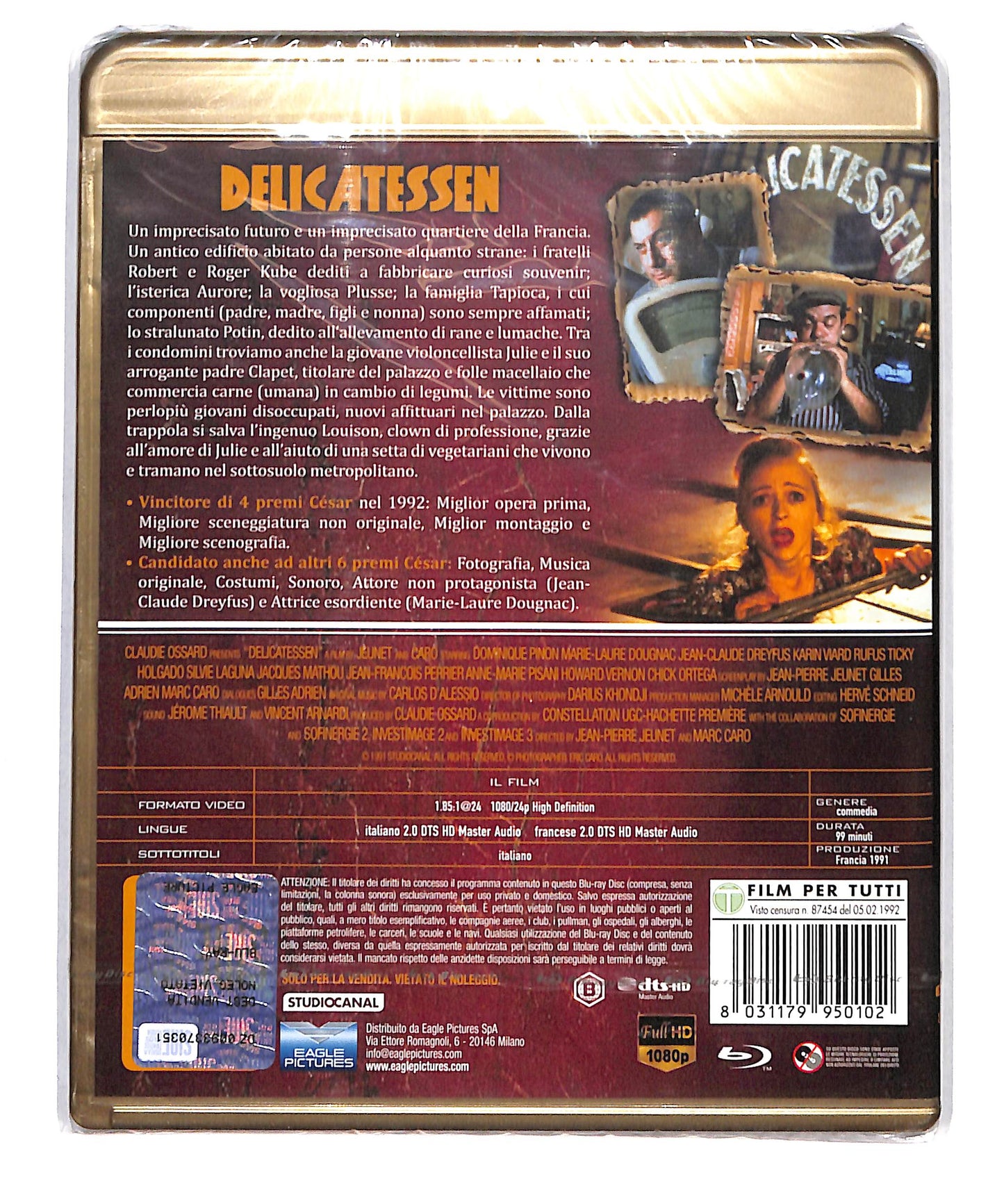 EBOND Delicatessen - Indimenticabili film da collezione BLURAY DB775131