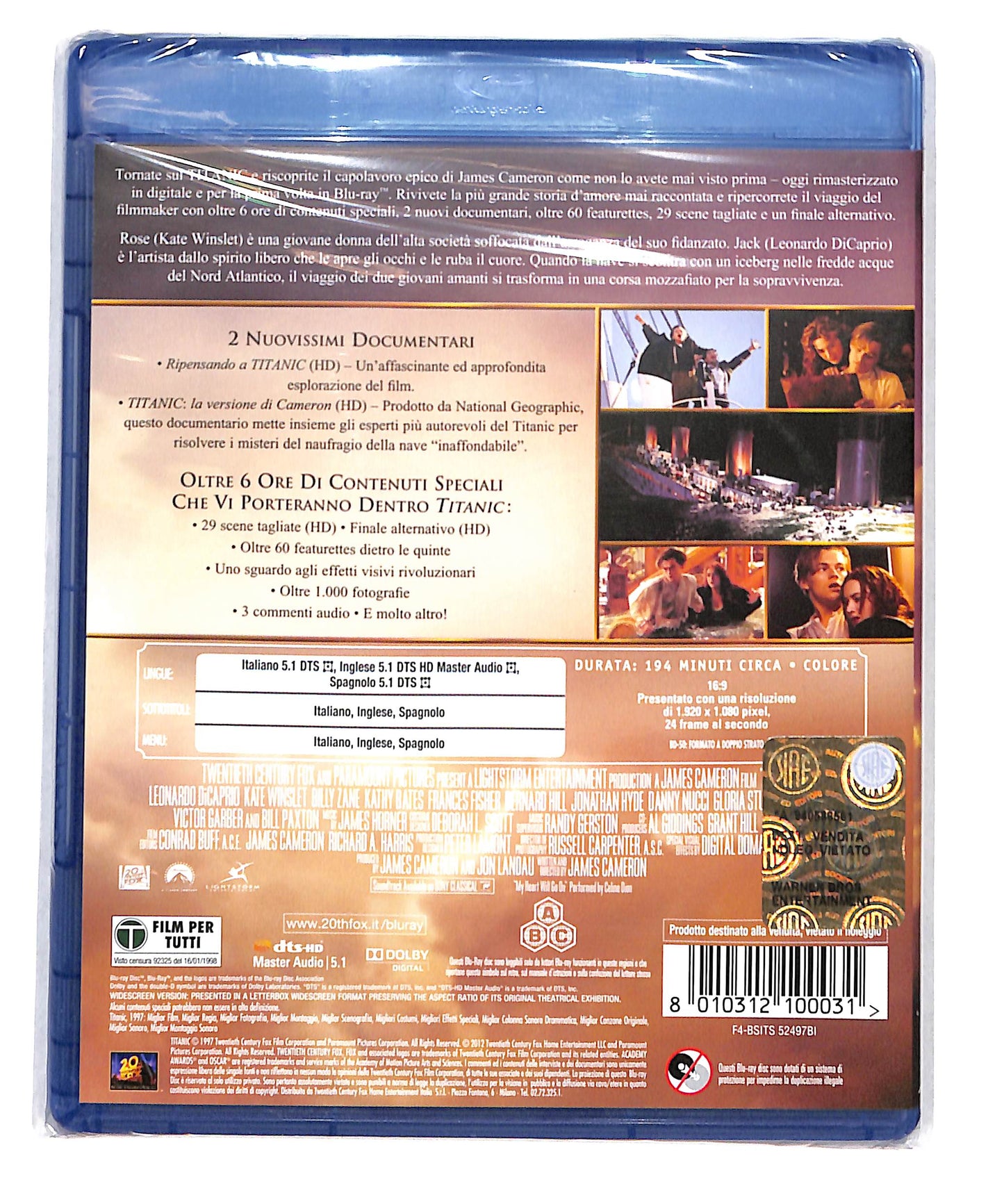 EBOND Titanic 2 DISCHI BLURAY DB775136