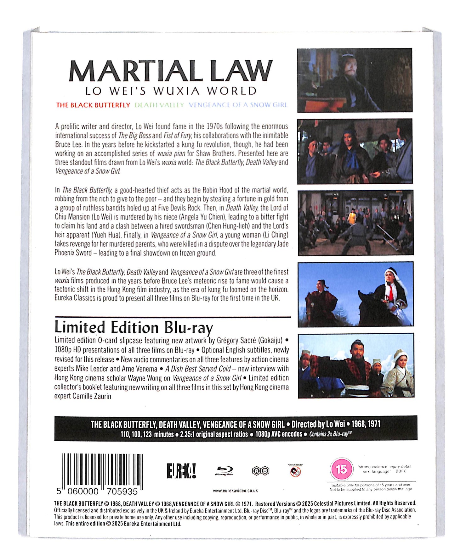 EBOND Martial Law Lo Wei’s Wuxia World BLURAY DB775149