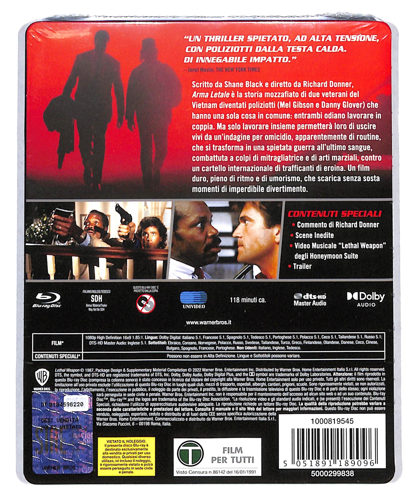 EBOND Lethal Weapon STEELBOOK BLURAY DB775150