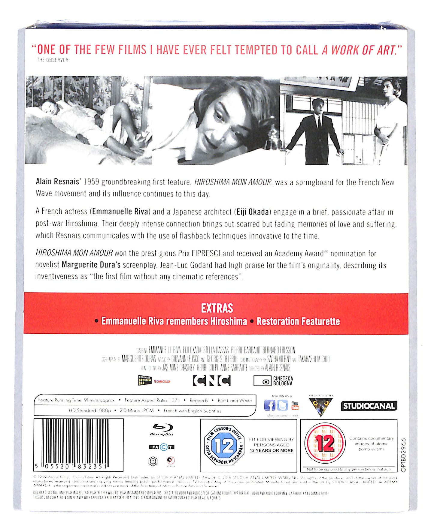EBOND Hiroshima Mon Amour - Edizione: Regno Unito BLURAY DB775153