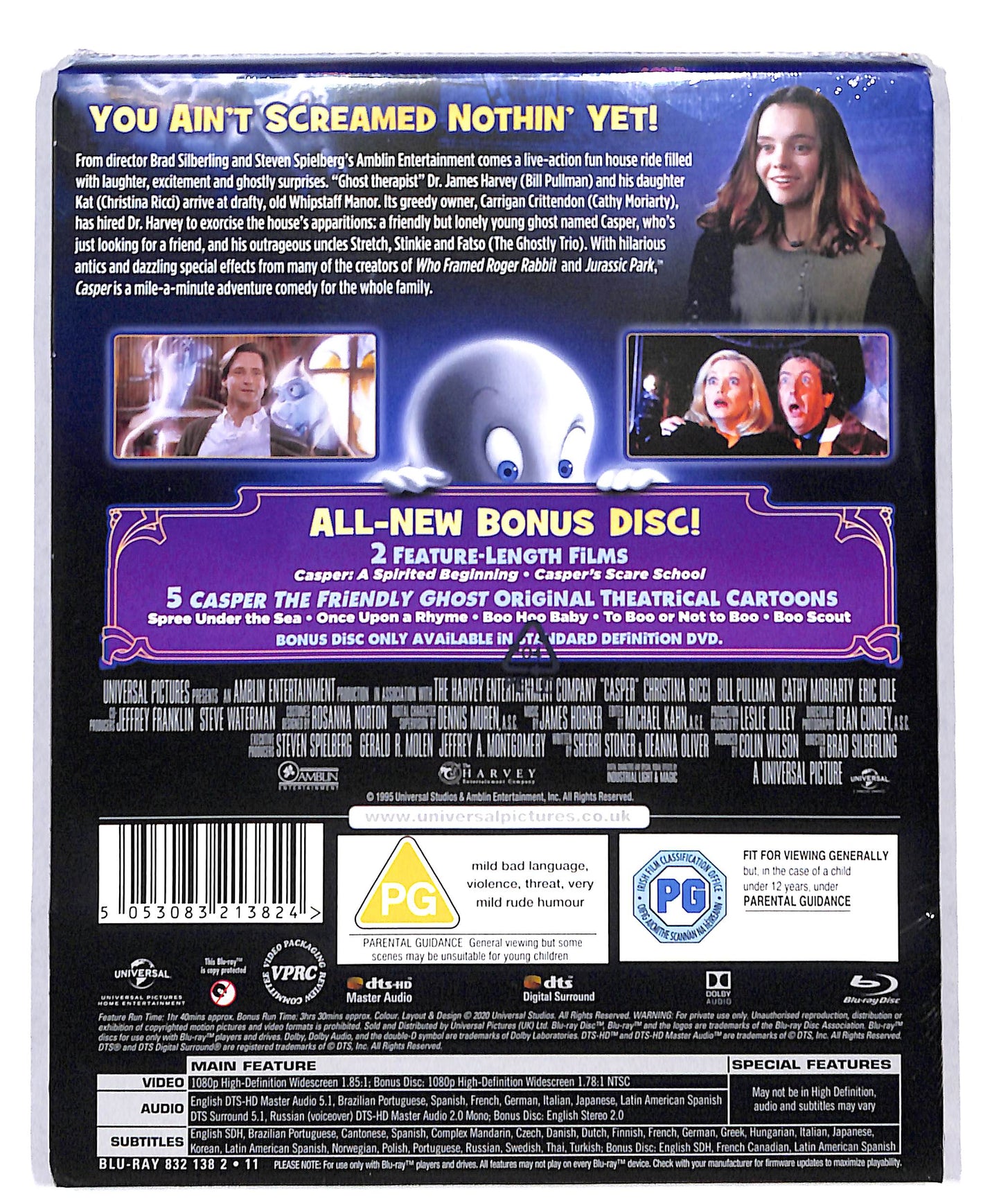 EBOND Casper Limited Edition STEELBOOK BLURAY DB775168