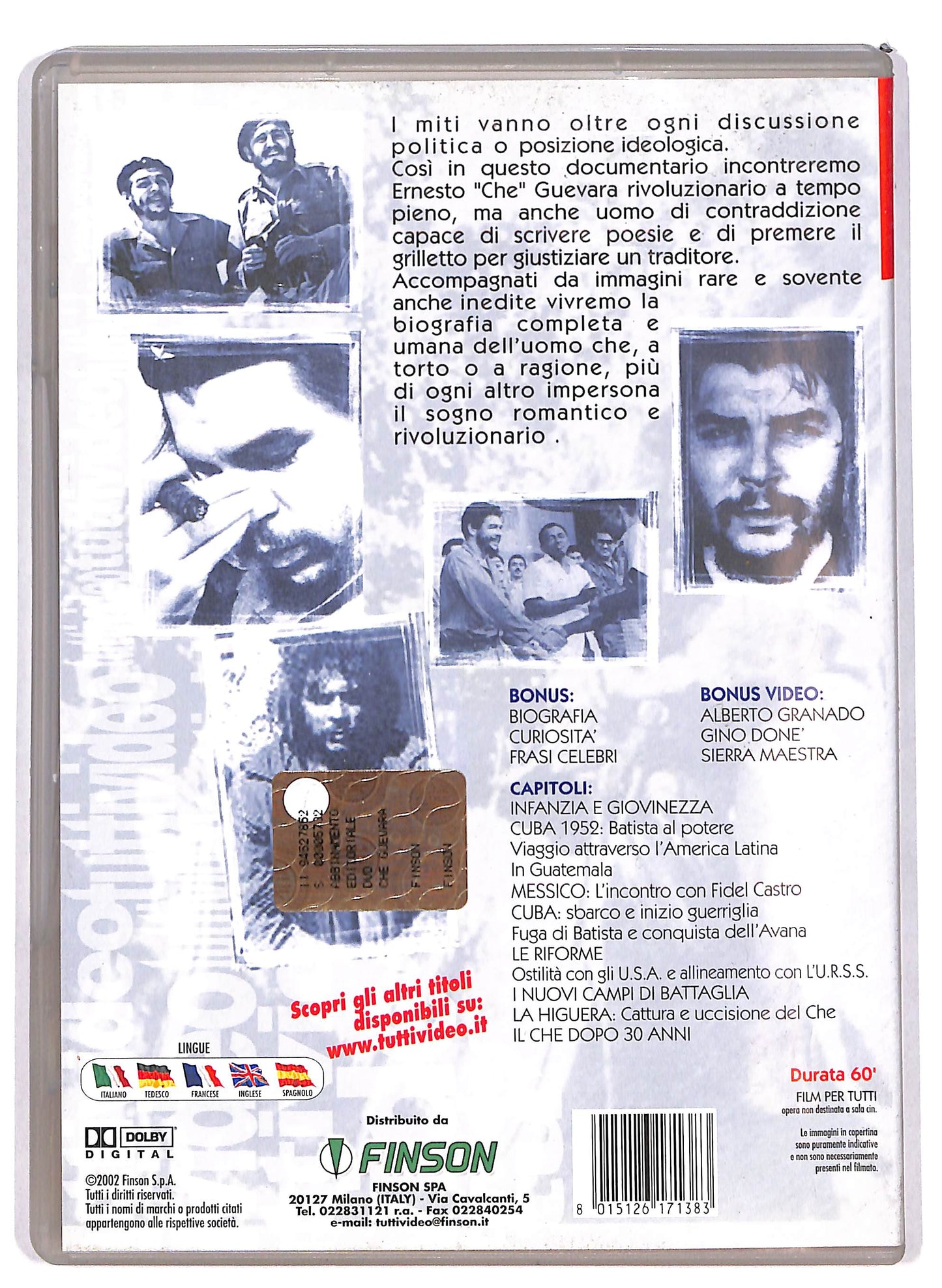 EBOND Che Guevara Hasta la victoria siempre! EDITORIALE DVD DB775354