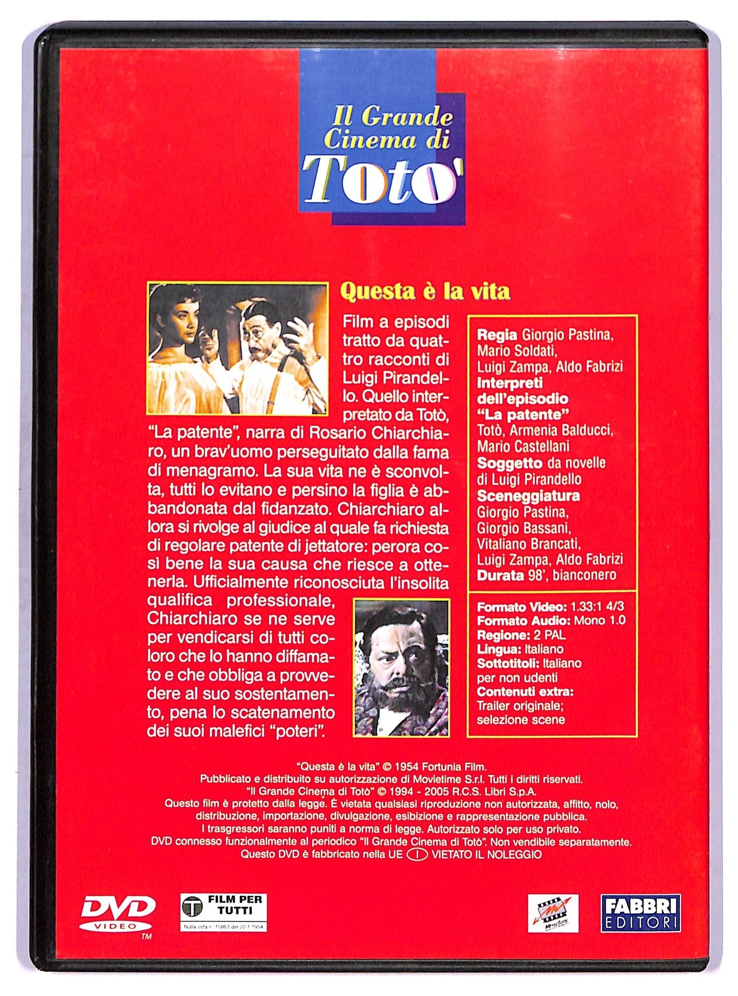 EBOND Questa e la vita EDITORIALE DVD DB775365