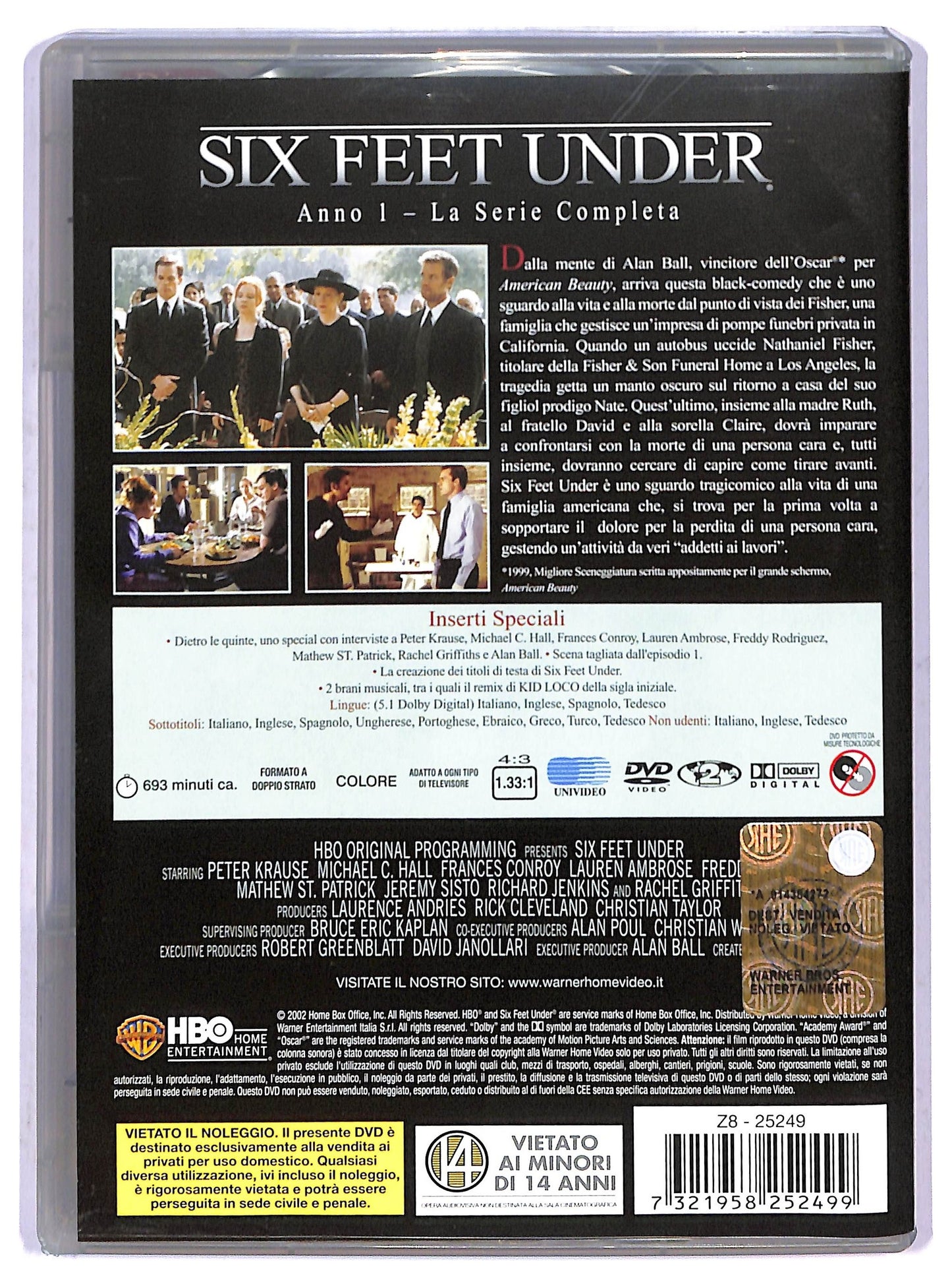 EBOND Cofanetto Six Feet Under - Stag.01 - (5) (dvd) DVD DB775402
