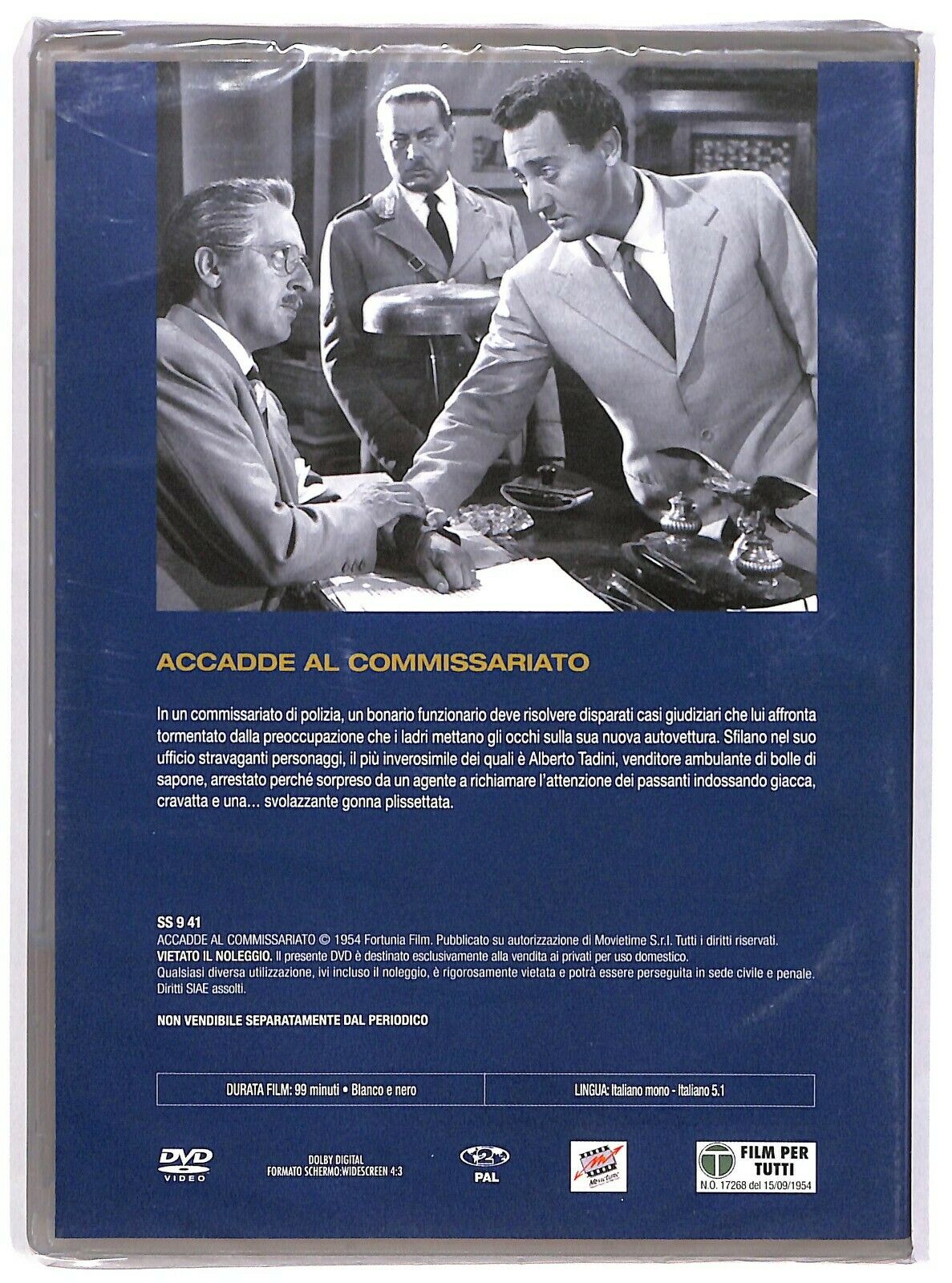 EBOND Accadde Al Commissariato Il Grandi Film Di Alberto Sordi DVD DB775425