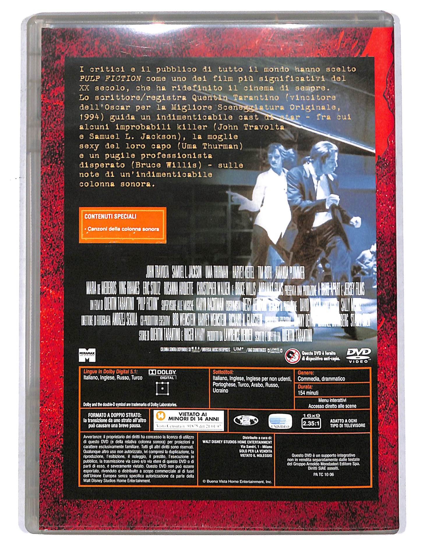 EBOND Pulp fiction EDITORIALE DVD DB775427
