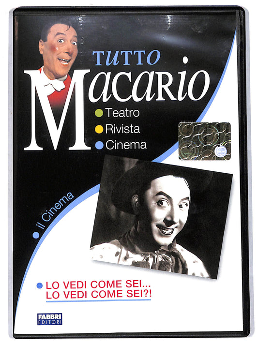 EBOND tutto macario - Lo vedi come sei... lo vedi come EDITORIALE DVD DB775619