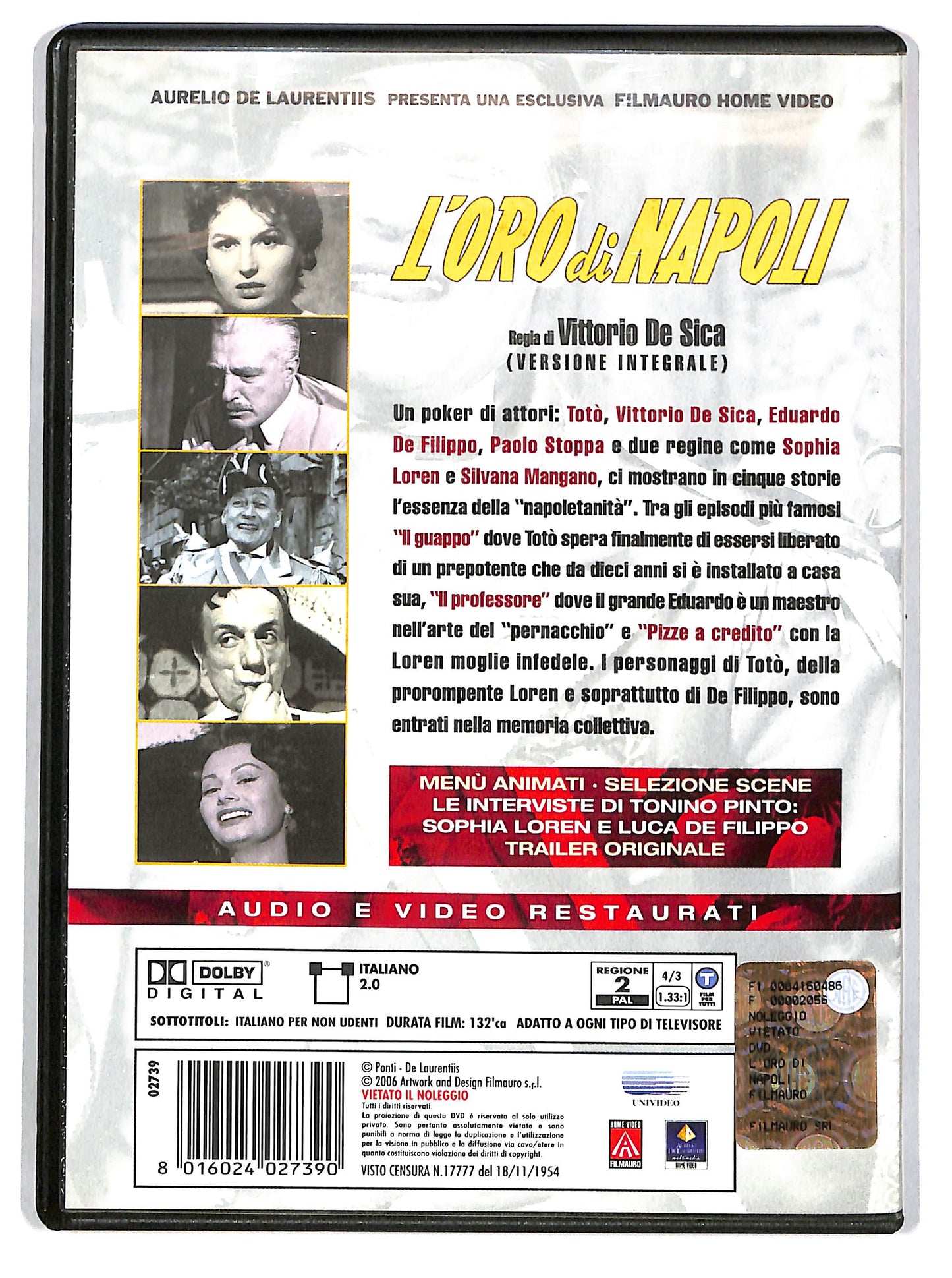 EBOND L' oro di Napoli DVD DB775646