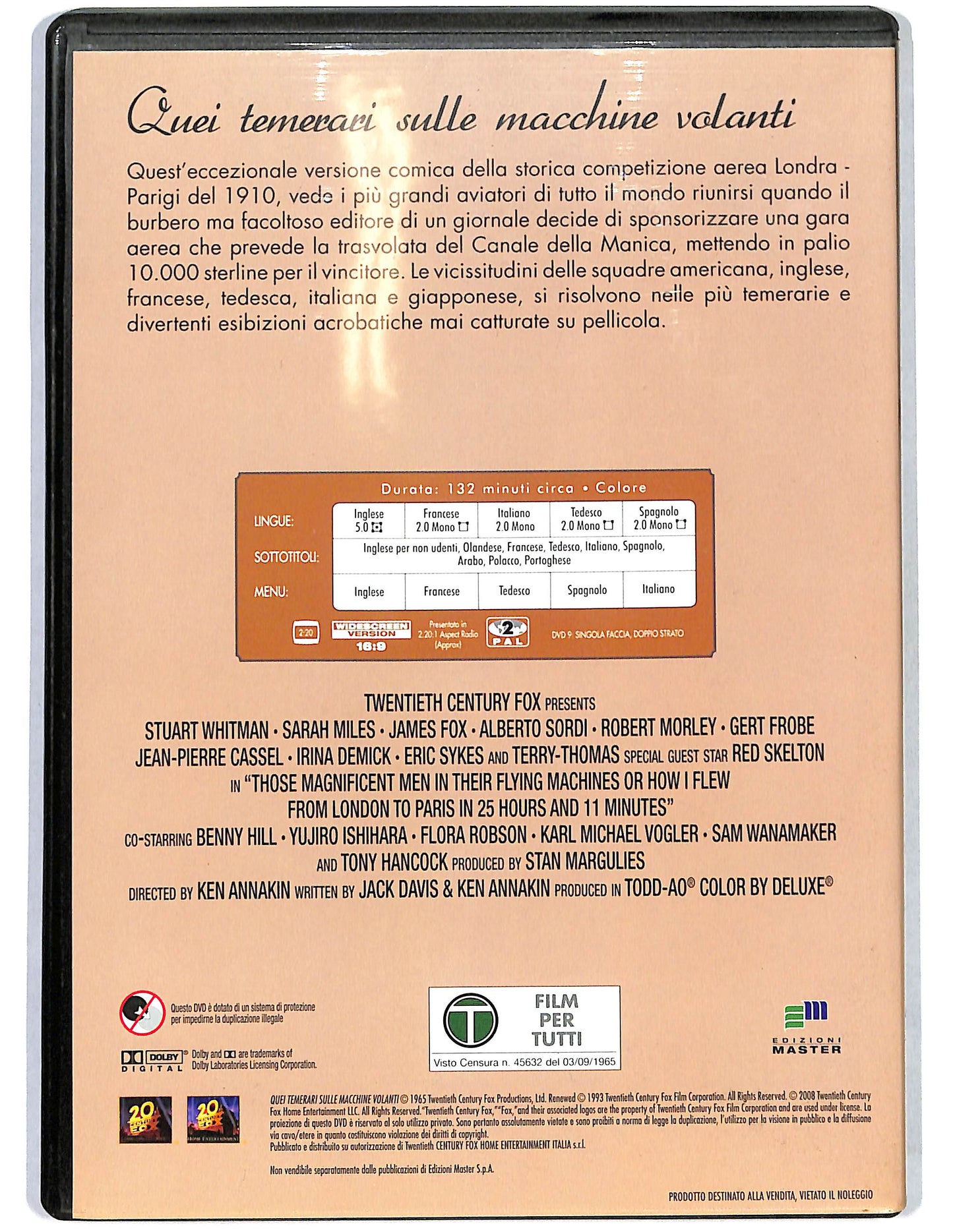 EBOND Quei temerari sulle macchine volanti DVD DB775658
