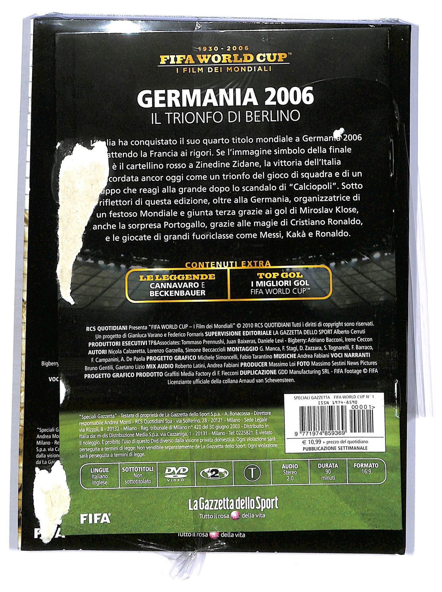 EBOND Germania 2006 IL Trionfo Di Berlino EDITORIALE DVD DB775722