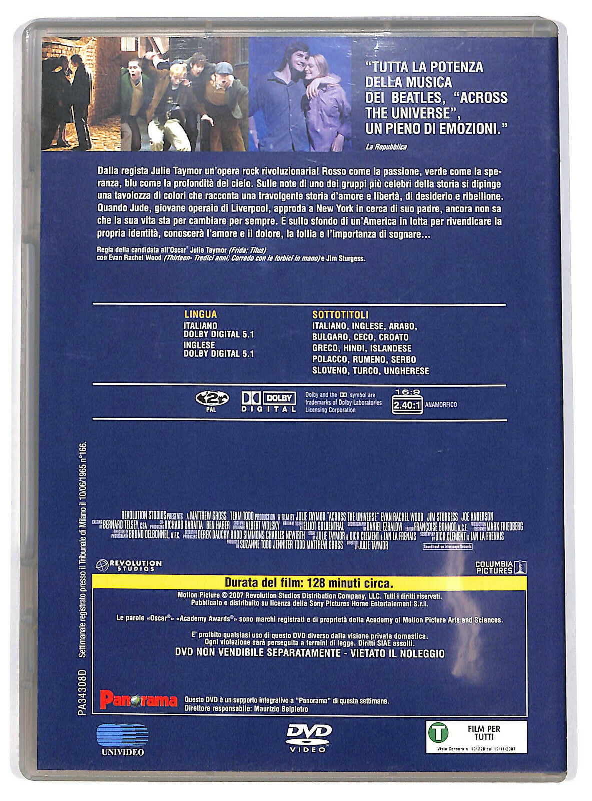 EBOND Across The Universe DVD DB776140