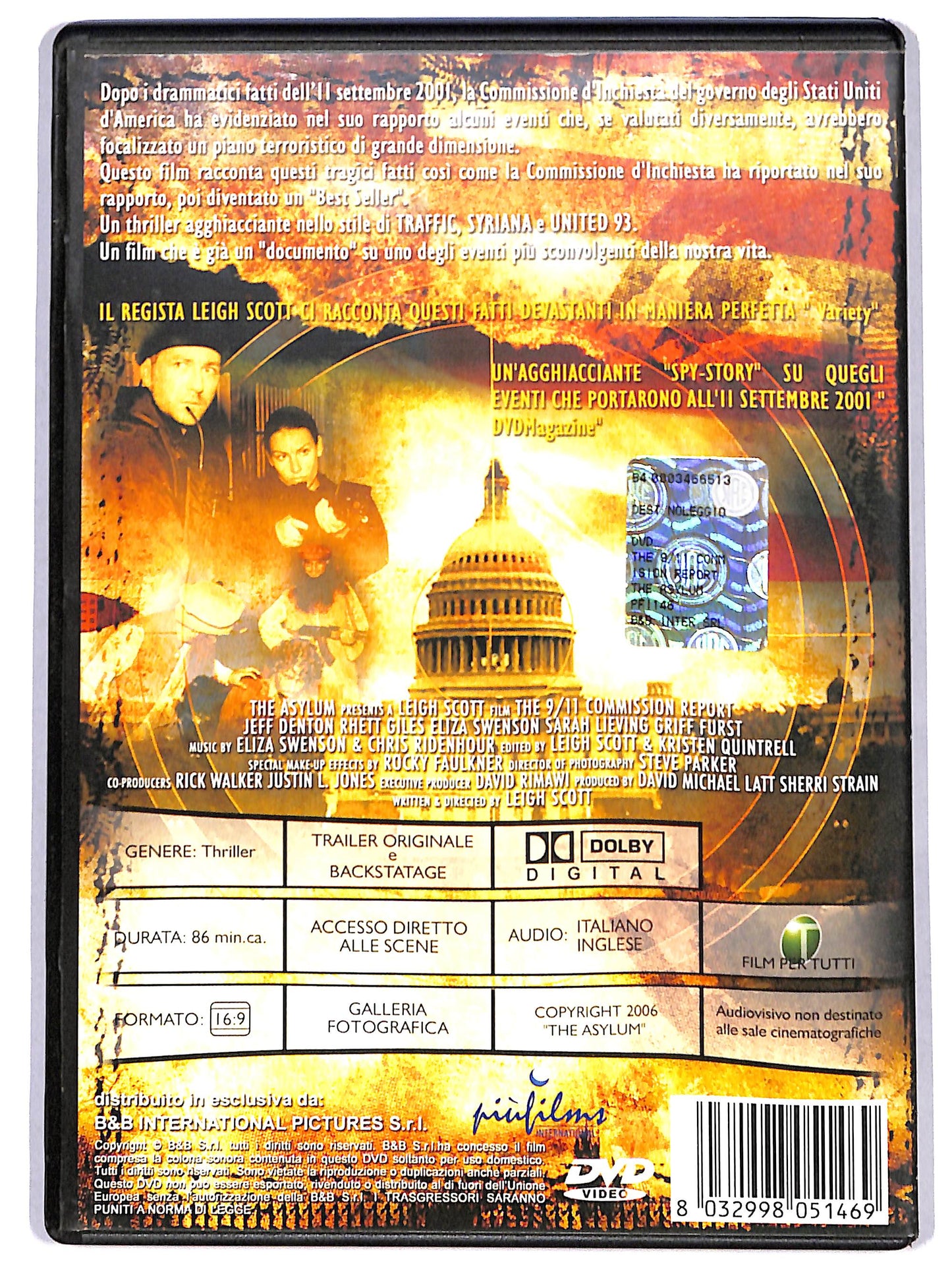 EBOND THE 9/11 COMMISSION REPORT NOLEGGIO DVD DB776159