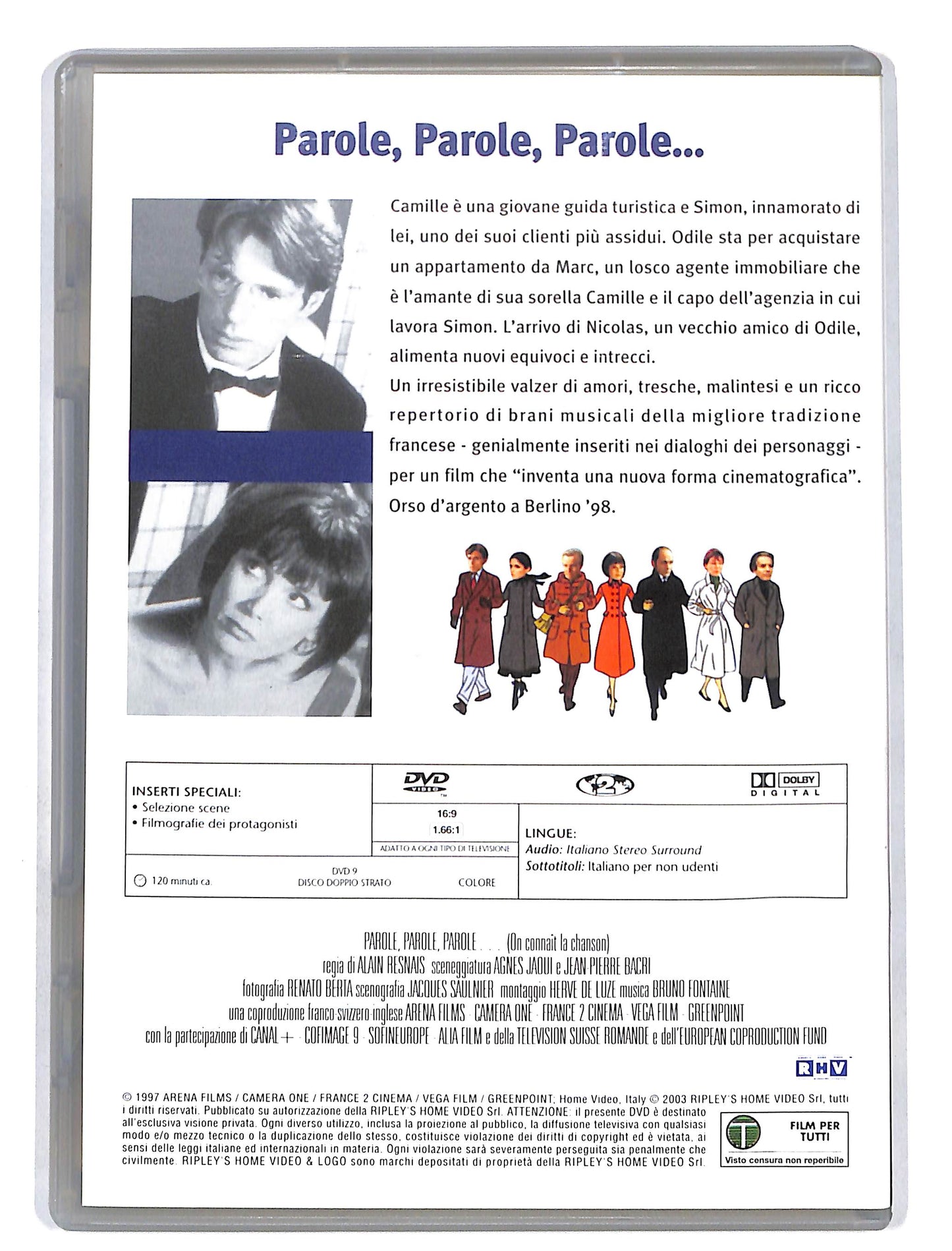 EBOND Alain Resnais parole parole parole DVD DB776338