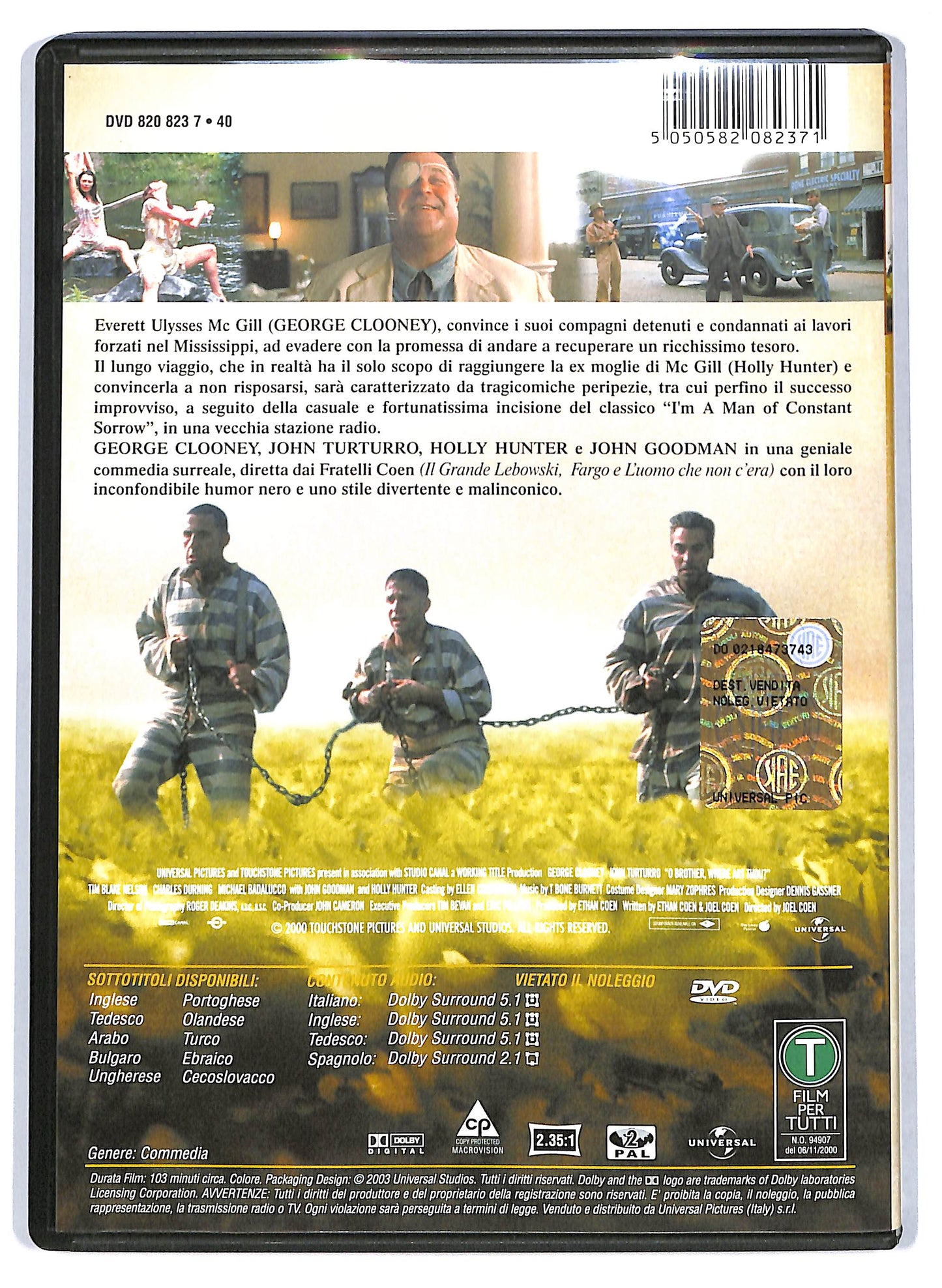 EBOND Fratello, dove sei? DVD DB776630