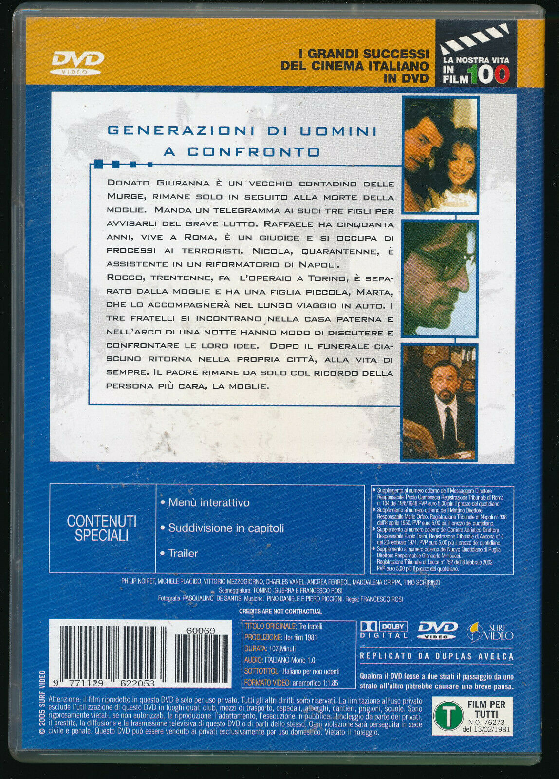 EBOND Tre Fratelli  Editoriale DVD DB777647