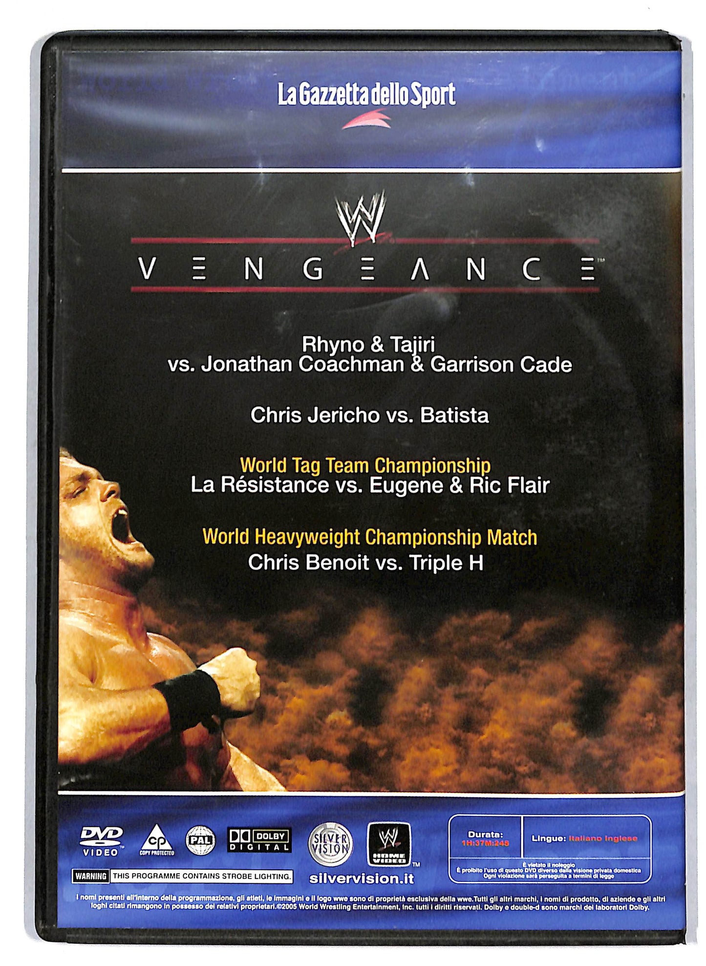 EBOND Wwe Vengeance 2004 EDITORIALE DVD DB777654