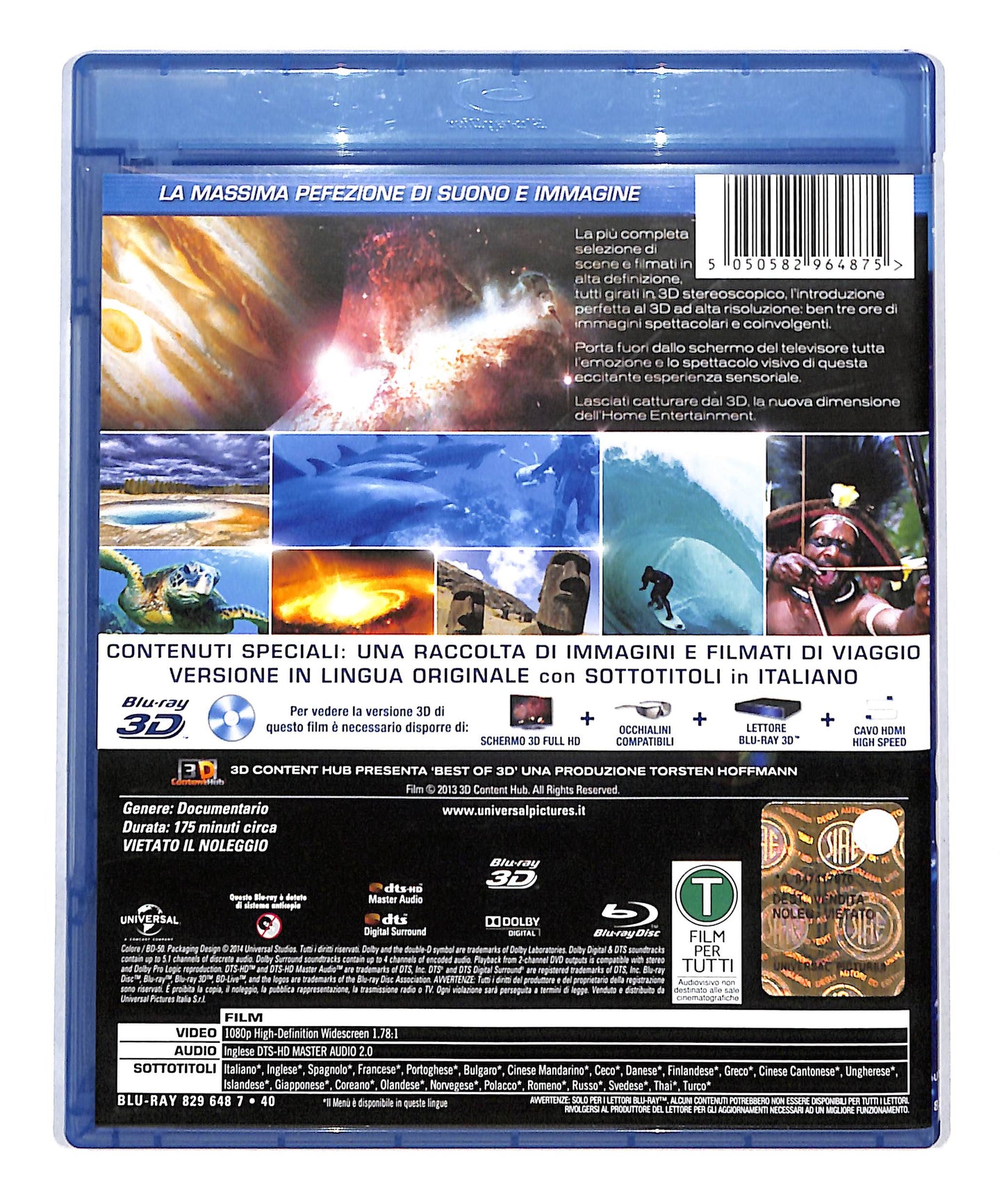 EBOND Best of 3D BLURAY 3D + BLURAY BLURAY DB777813