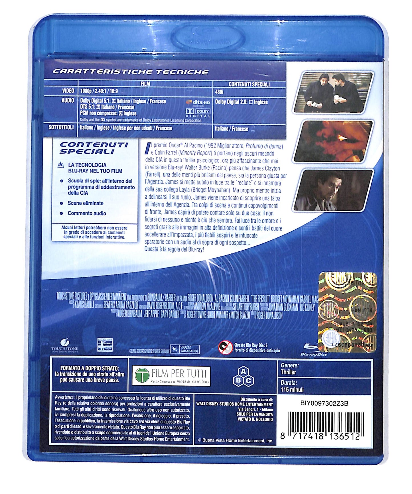 EBOND La regola del sospetto BLURAY DB777815