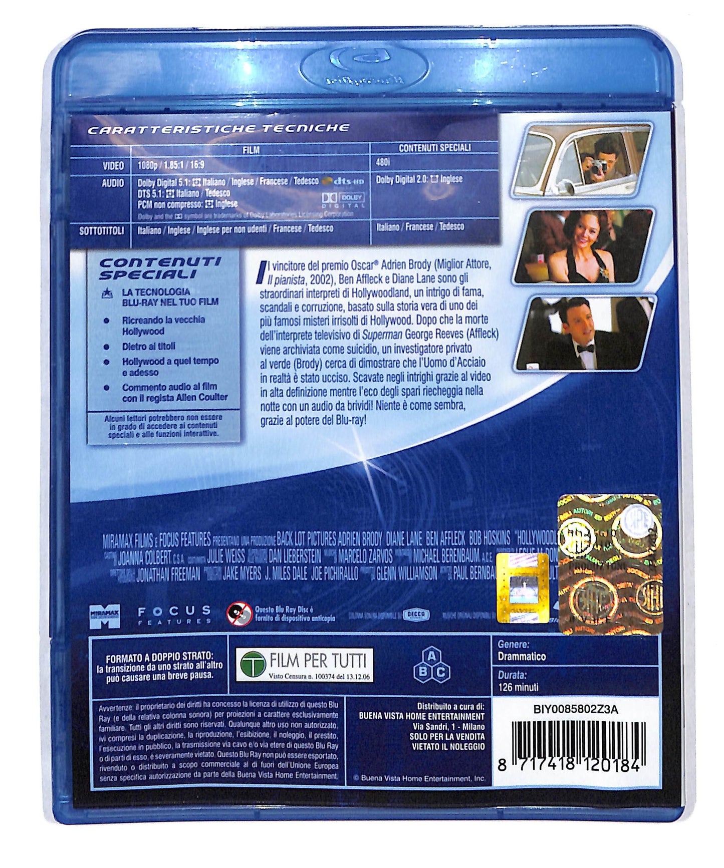 EBOND Hollywoodland BLURAY DB777850