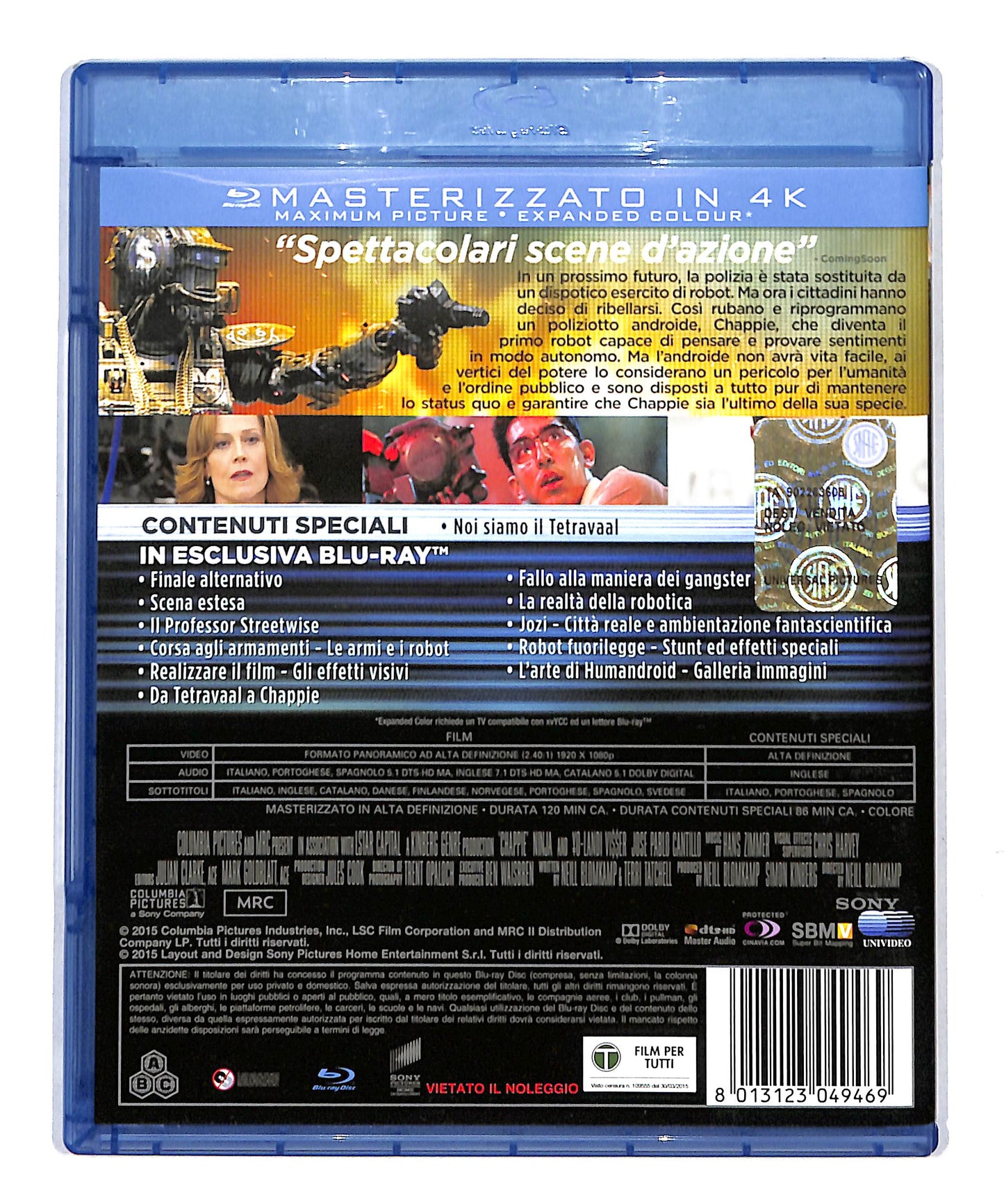 EBOND Humandroid - Chappie  BLURAY DB777870