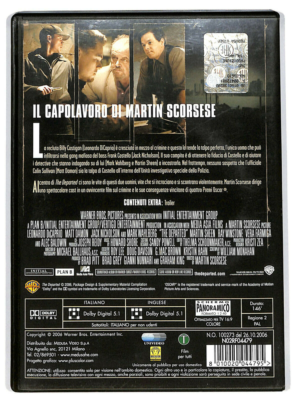EBOND The Departed Il Bene e Il Male Ex Noleggio DVD DB778121