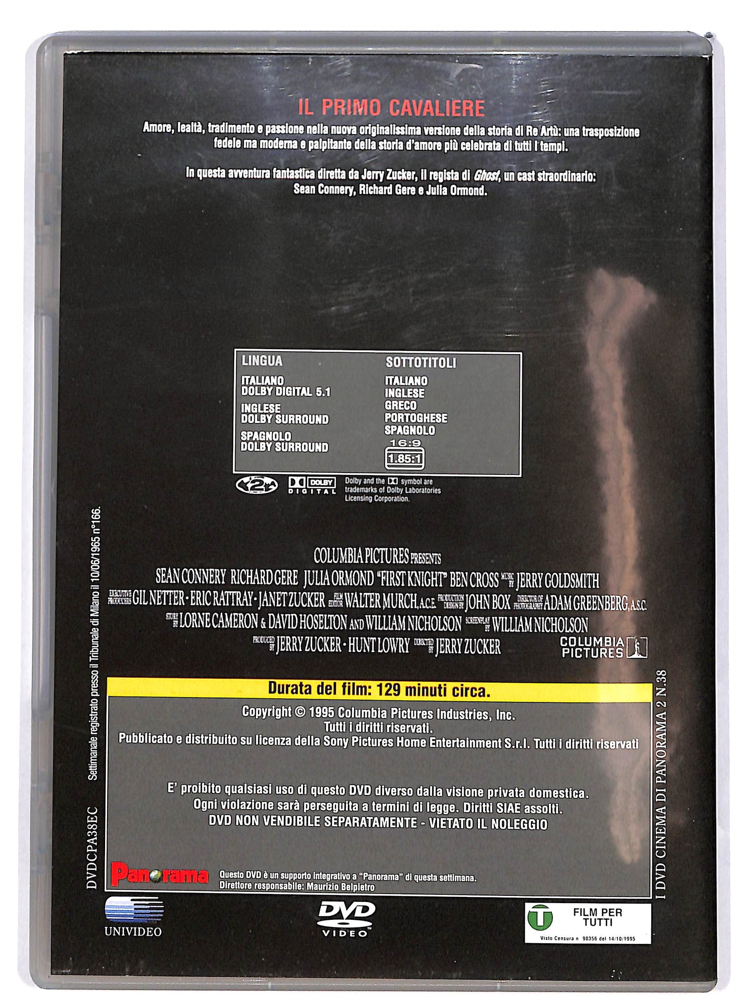 EBOND Il Primo Cavaliere EDITORIALE DVD DB778126